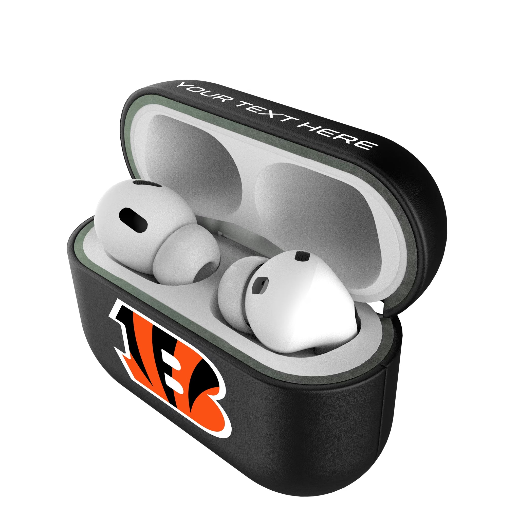 Cincinnati Bengals Personalized Insignia AirPods AirPod Case Cover#Device_AirPods Pro 1st Gen