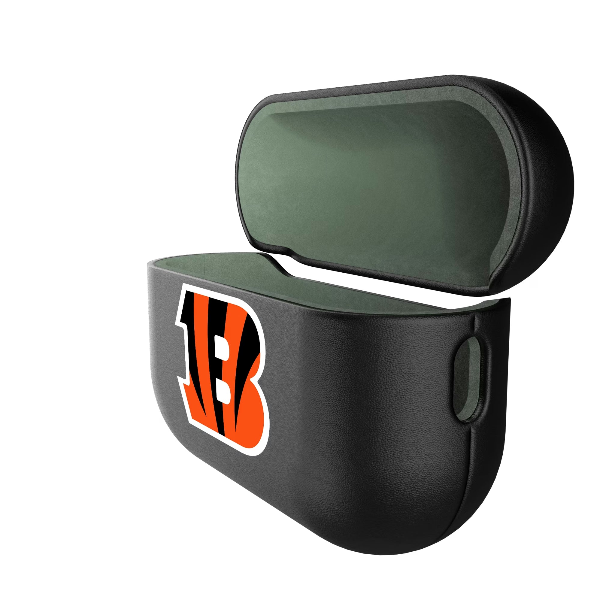 Cincinnati Bengals Personalized Insignia AirPods AirPod Case Cover - Isometric View#Device_AirPods Pro 2nd Gen