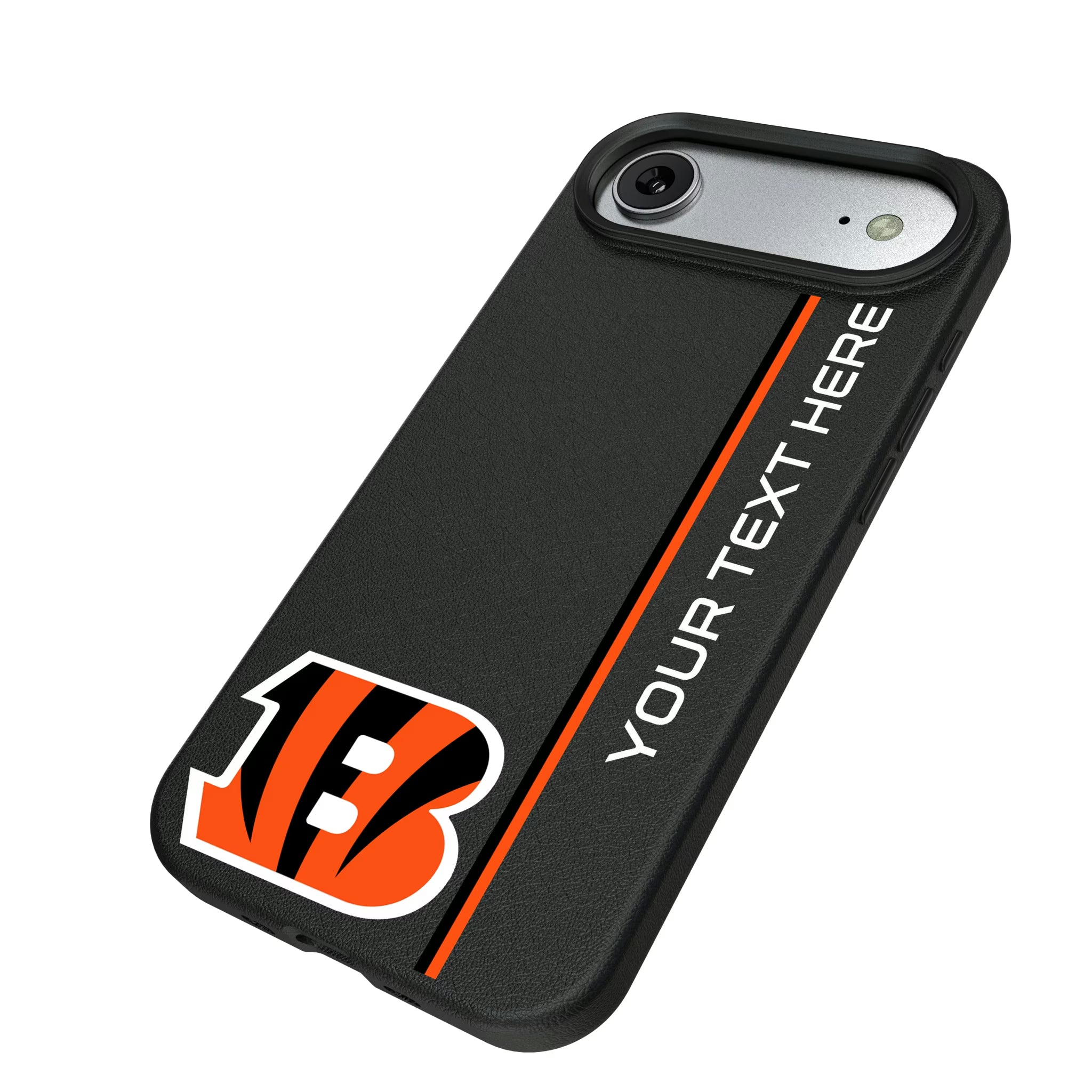 Cincinnati Bengals Personalized Sidebard iPhone MagSafe Compatible Phone Case for Apple iPhone - Isometric View#Device_iPhone Air
