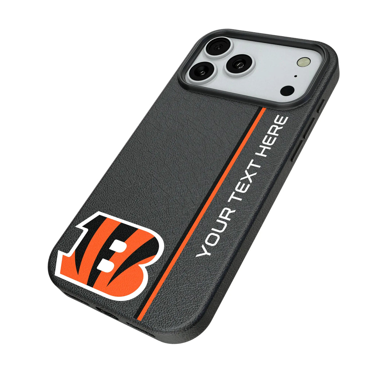 Cincinnati Bengals Personalized Sidebard iPhone MagSafe Compatible Phone Case for Apple iPhone - Isometric View#Device_iPhone 18 Pro Max