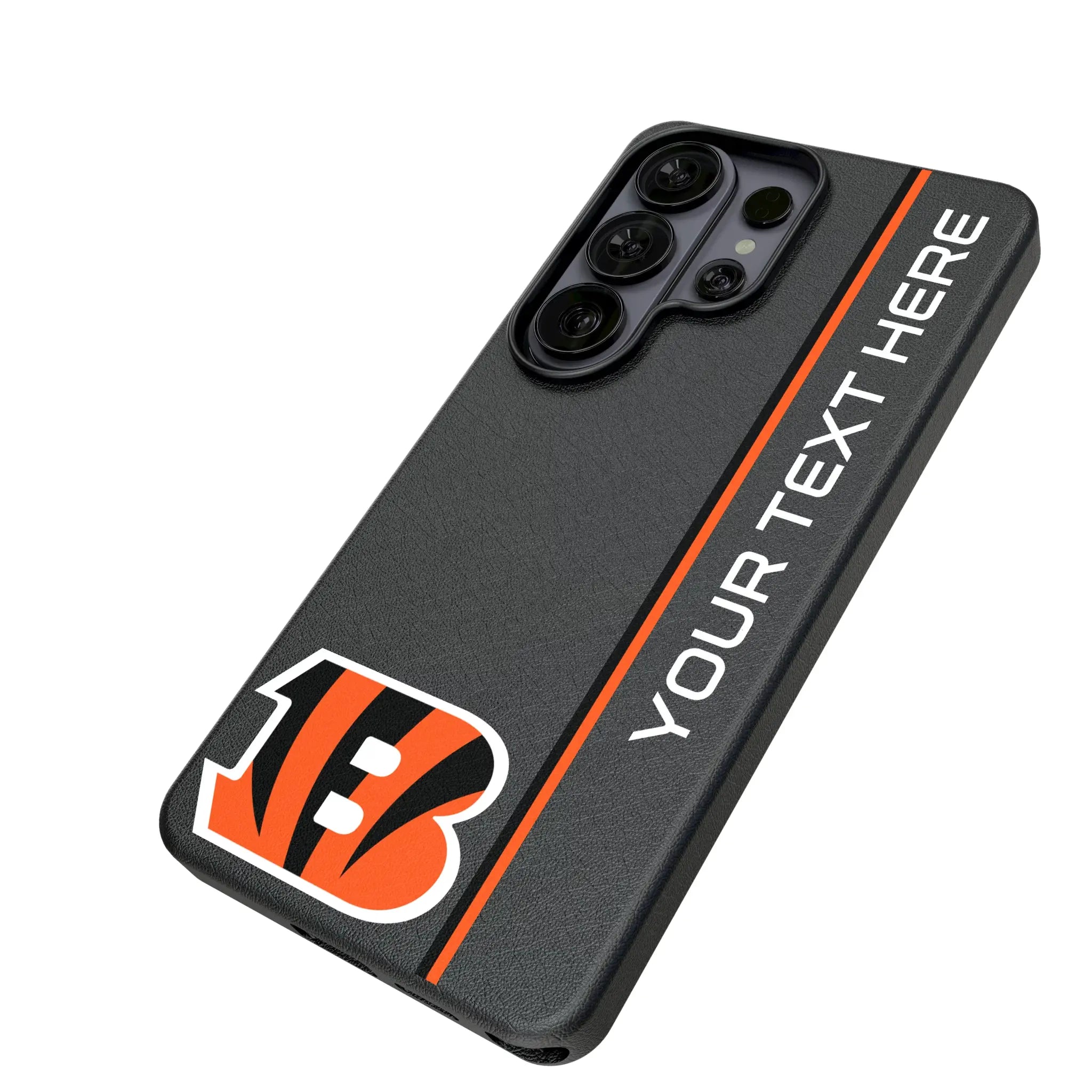 Cincinnati Bengals Personalized Sidebard Galaxy MagSafe Compatible Phone Case for Samsung Galaxy - Isometric View#Device_Galaxy S26 Ultra
