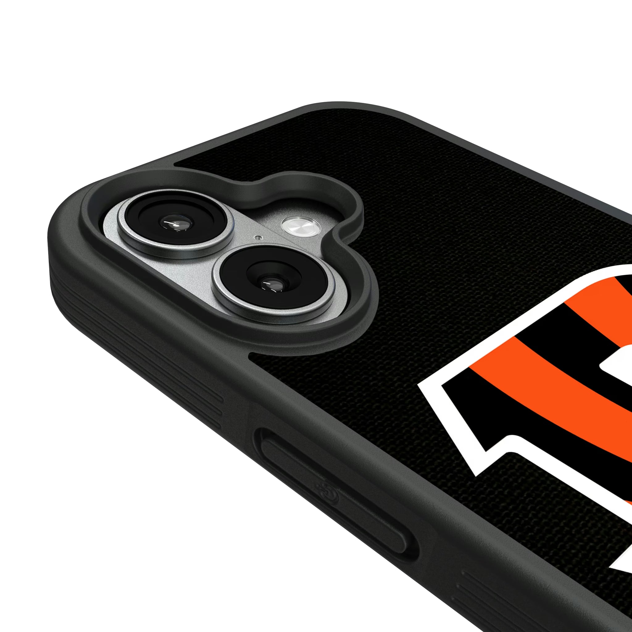 Cincinnati Bengals Personalized Stripe iPhone Bump Phone Case for Apple iPhone - Detail#Device_iPhone 17