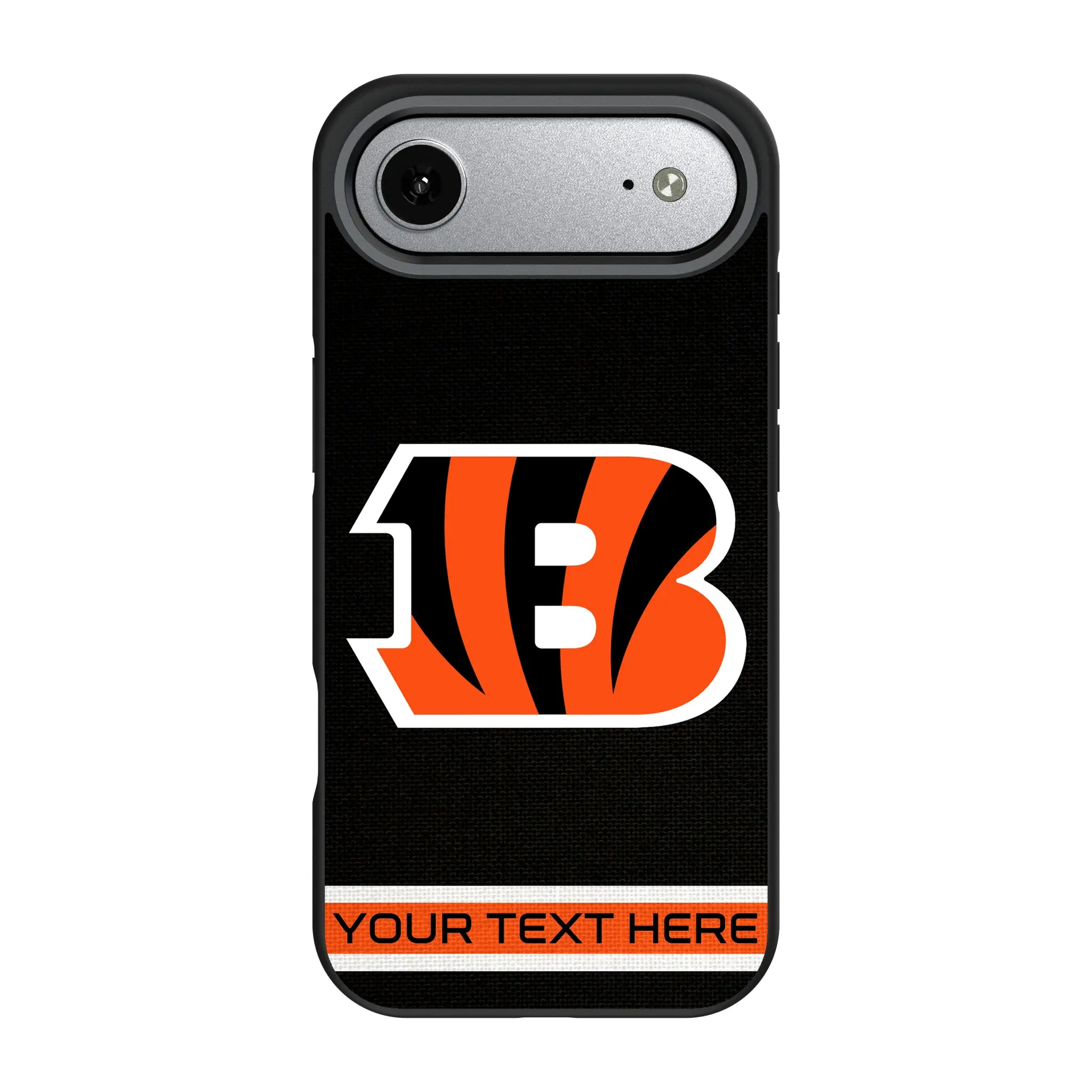 Cincinnati Bengals Personalized Stripe iPhone Bump Phone Case for Apple iPhone#Device_iPhone Air