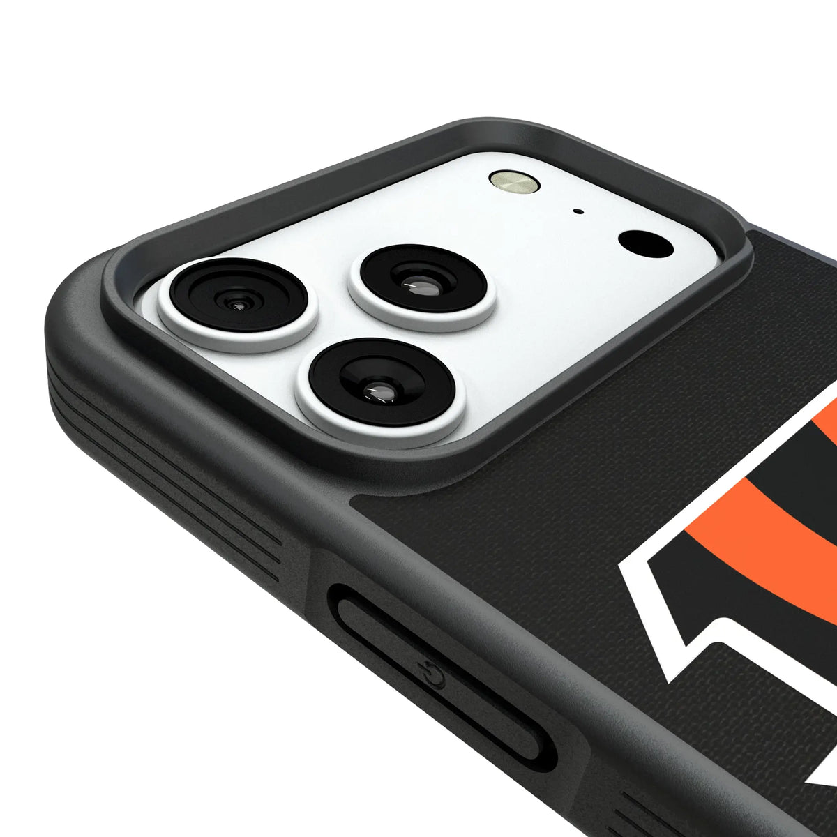 Cincinnati Bengals Personalized Stripe iPhone Bump Phone Case for Apple iPhone - Detail#Device_iPhone 18 Pro Max