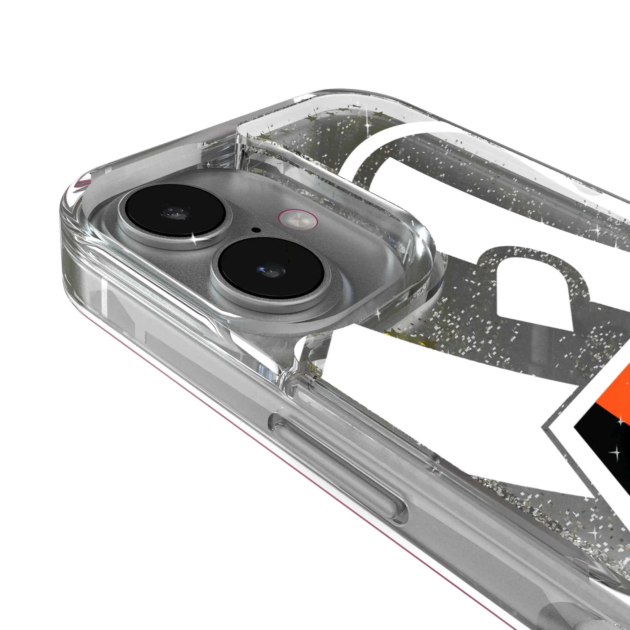Cincinnati Bengals Personalized Tilt iPhone Glitter Phone Case for Apple iPhone - Detail