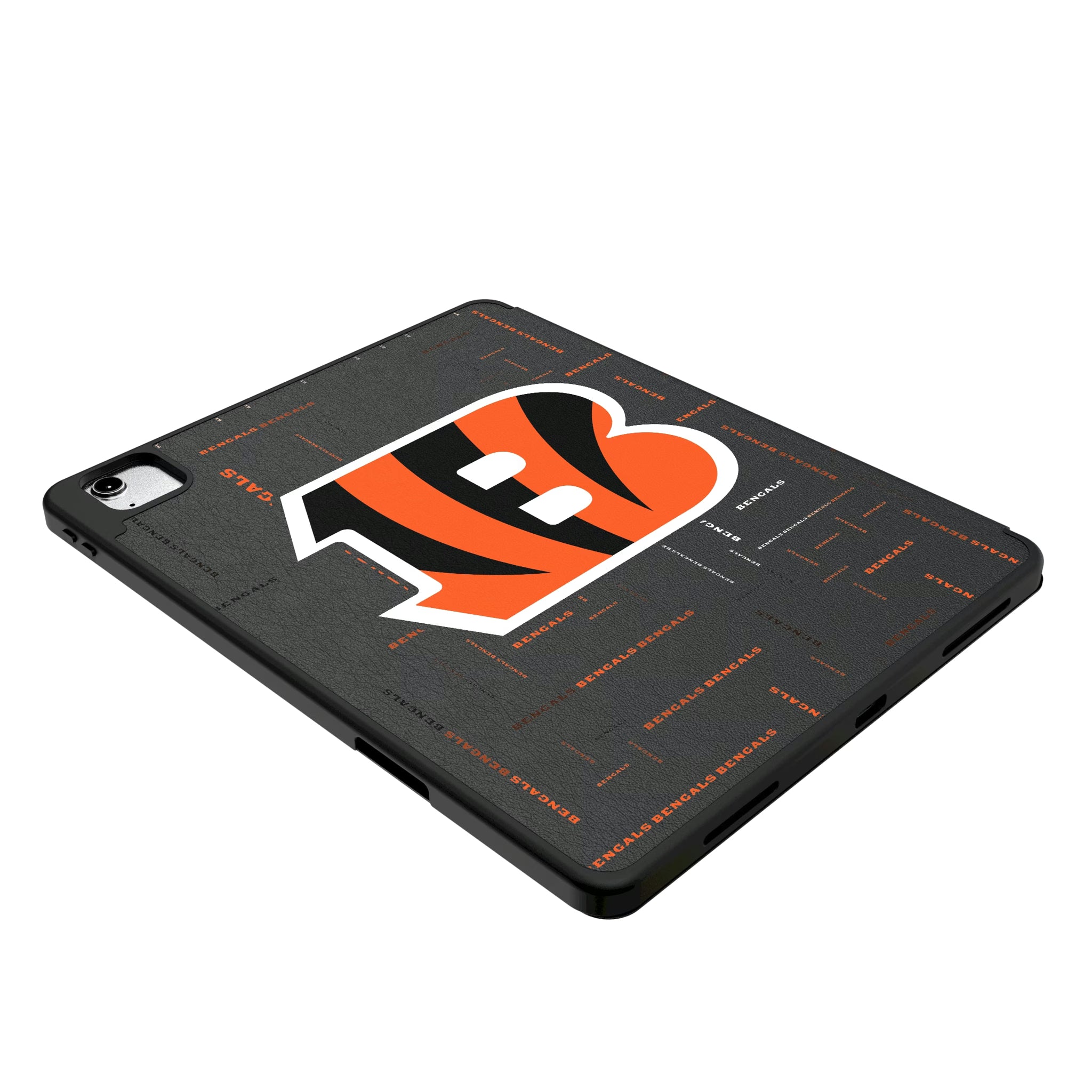 Cincinnati Bengals Quadtile iPad Tablet Case for Apple iPad - Isometric View