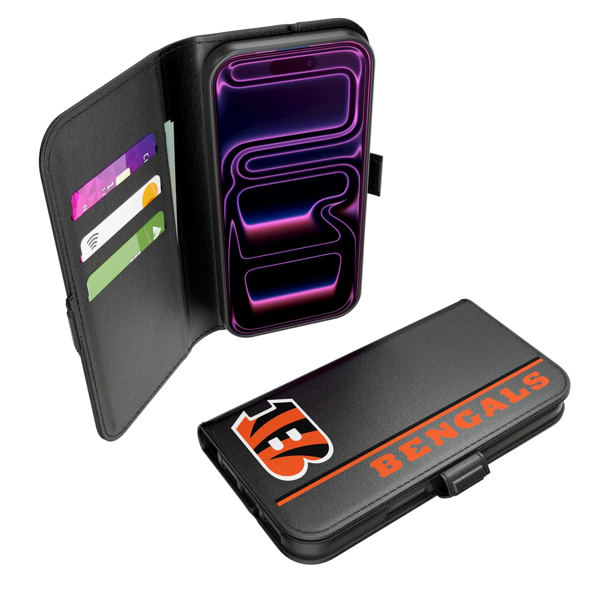 Cincinnati Bengals Sidebar iPhone Folio Phone Case for Apple iPhone#Device_iPhone 17 Pro