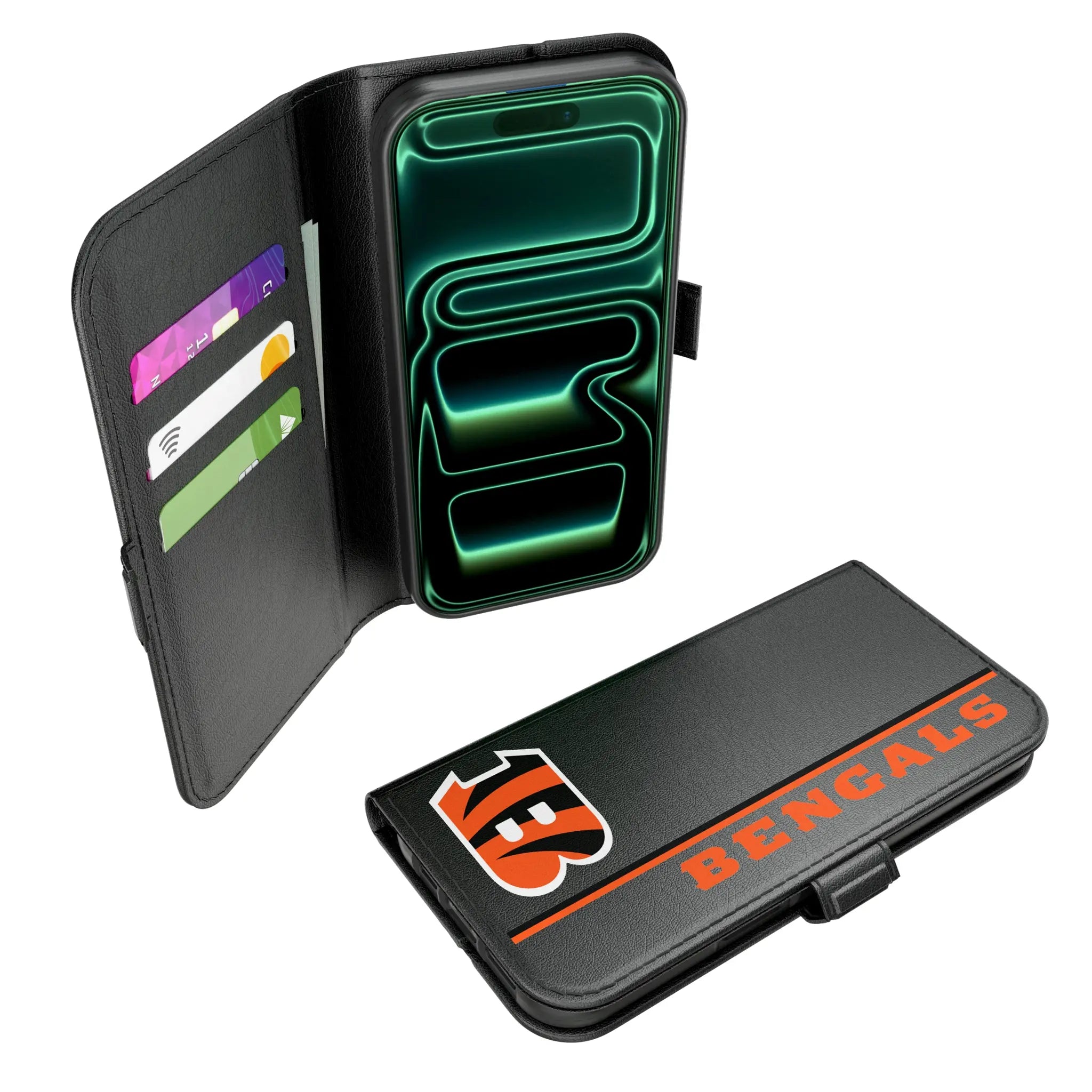 Cincinnati Bengals Sidebar iPhone Folio Phone Case for Apple iPhone#Device_iPhone 17