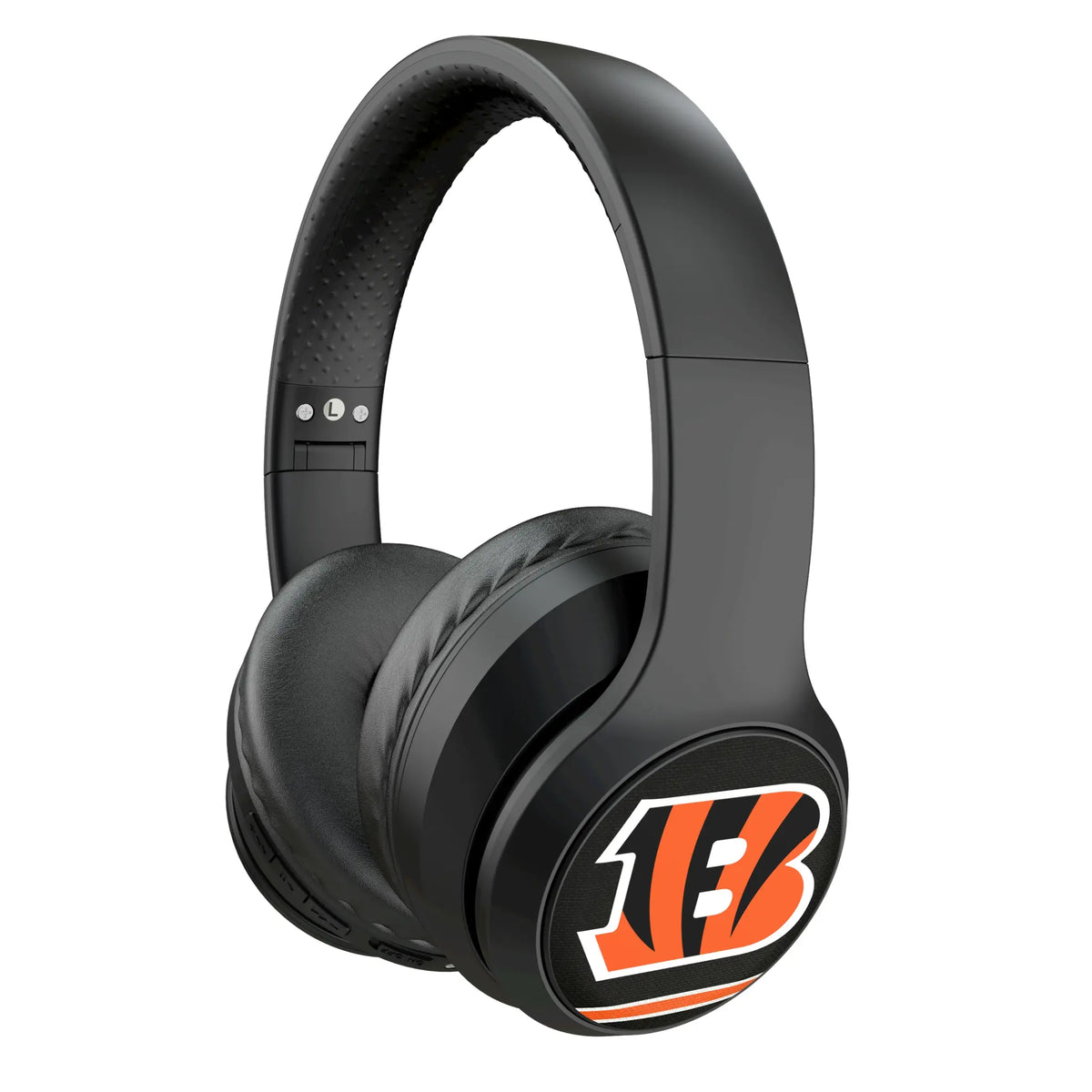 Cincinnati Bengals Stripe Wireless Over-Ear Headphones With Case