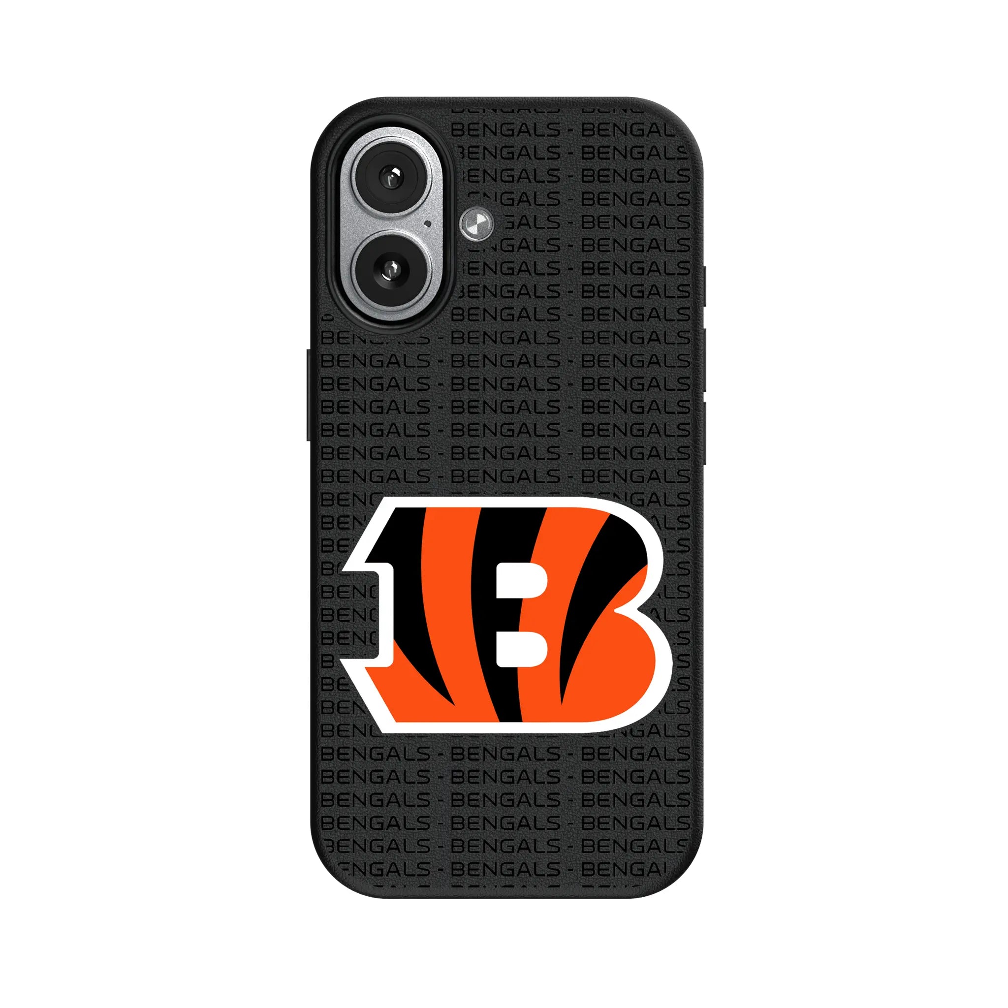 Cincinnati Bengals Text Backdrop iPhone MagSafe Compatible Phone Case for Apple iPhone#Device_iPhone 17