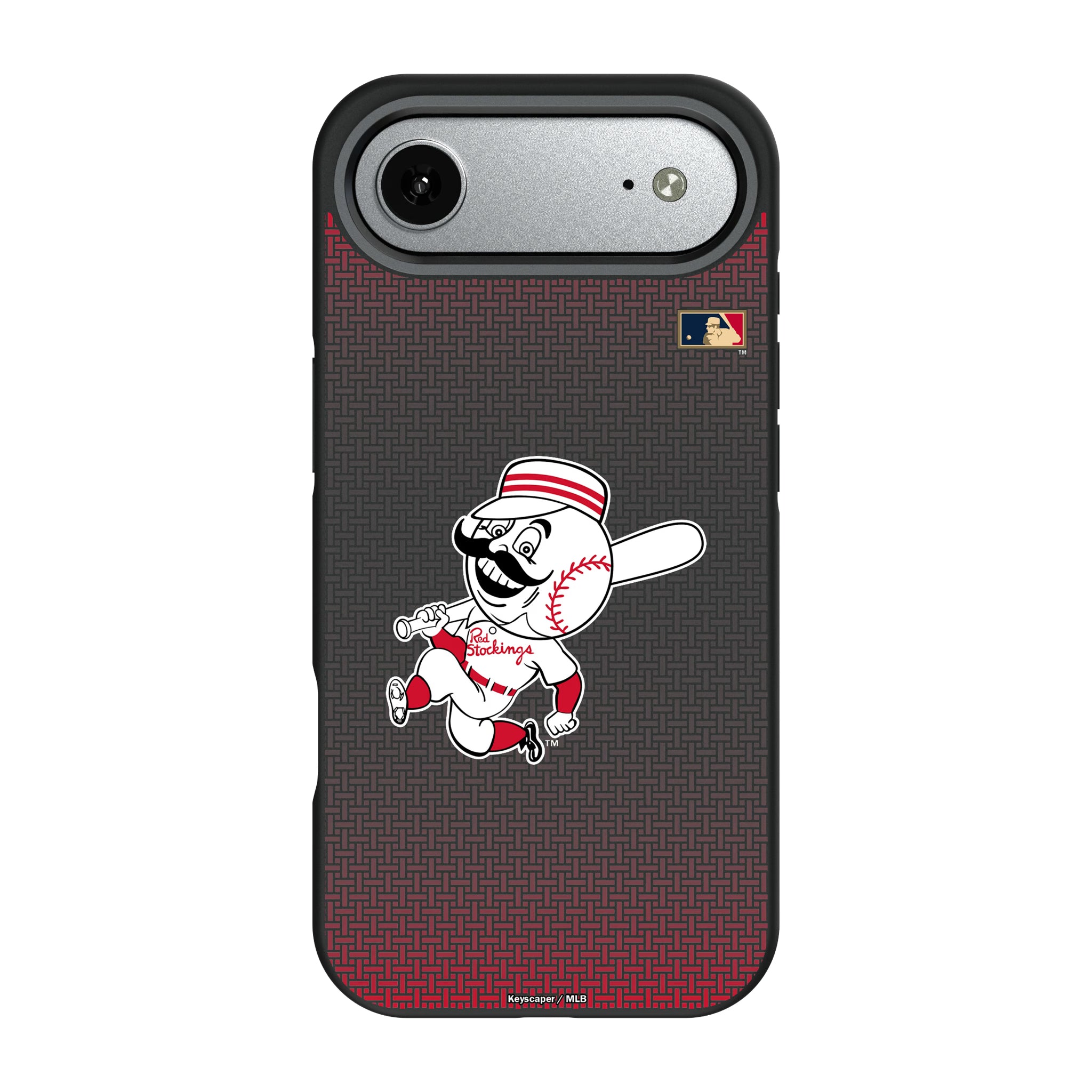 Cincinnati Reds 1953-1967 - Cooperstown Collection Linen iPhone Bump Phone Case for Apple iPhone#Device_iPhone Air