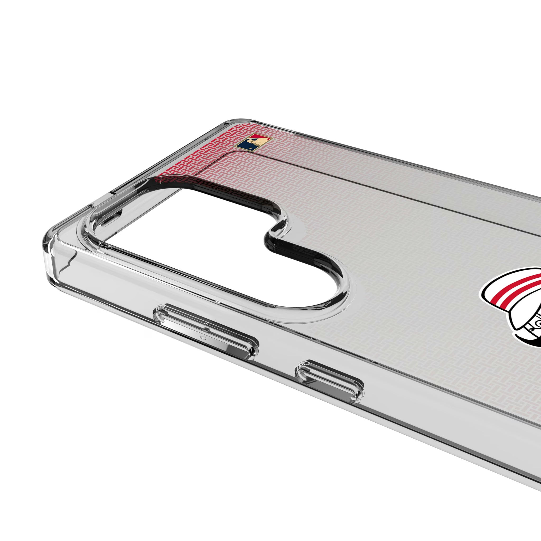 Cincinnati Reds 1953-1967 - Cooperstown Collection Linen Galaxy Clear Phone Case for Samsung Galaxy - Detail