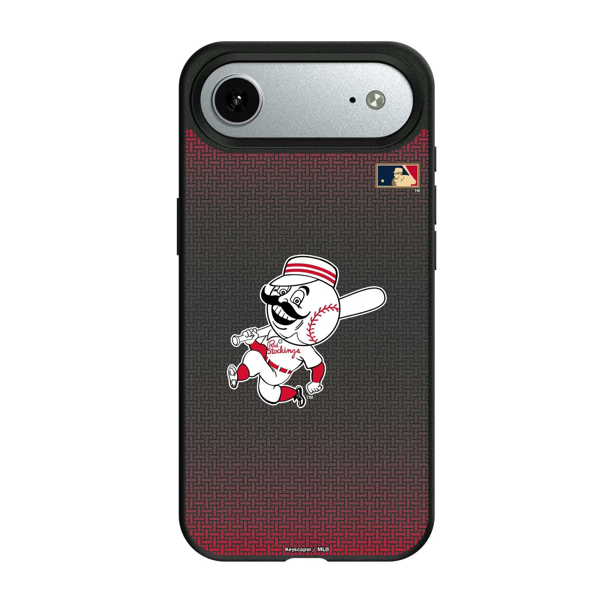 Cincinnati Reds 1953-1967 - Cooperstown Collection Linen iPhone MagSafe Compatible Phone Case for Apple iPhone#Device_iPhone Air