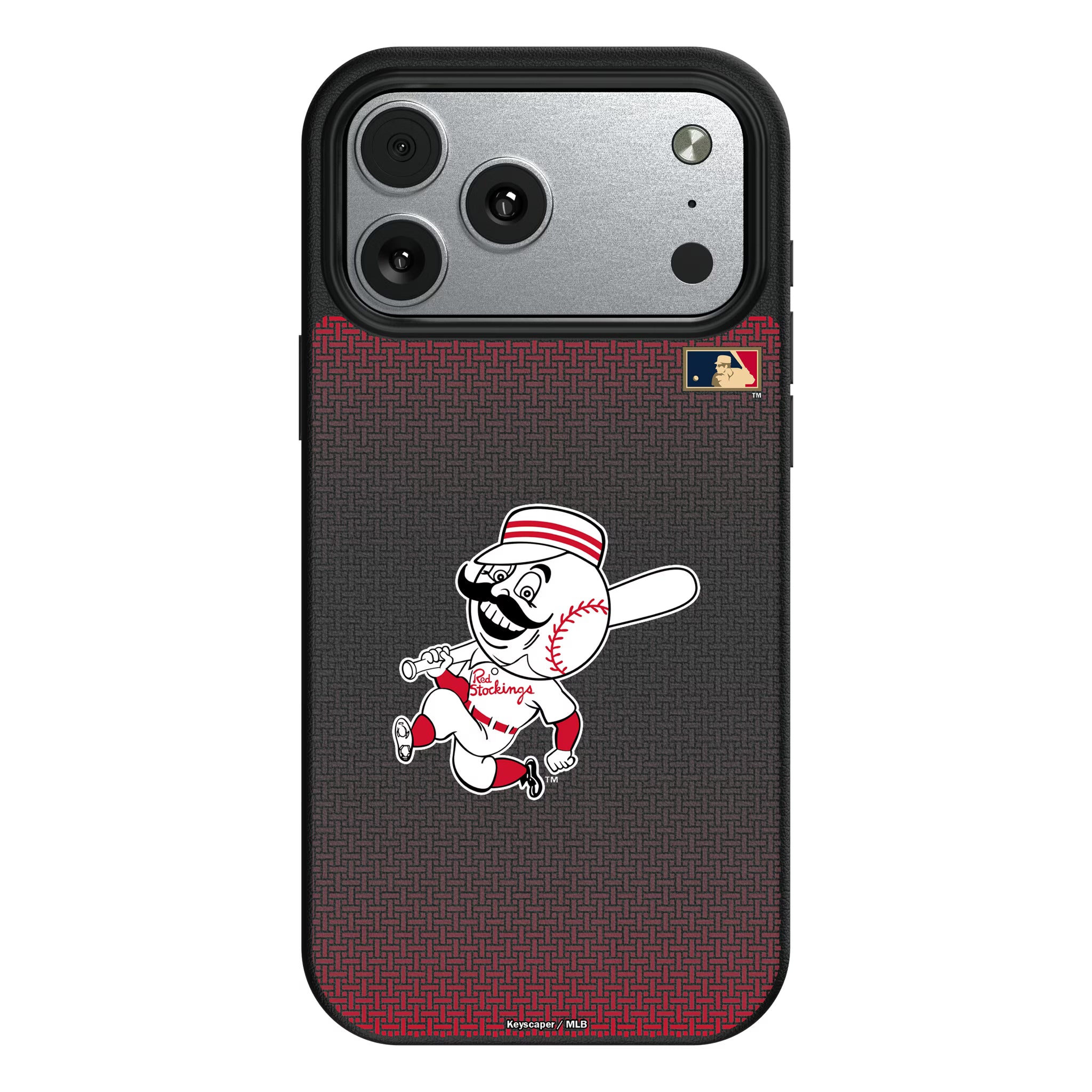 Cincinnati Reds 1953-1967 - Cooperstown Collection Linen iPhone MagSafe Compatible Phone Case for Apple iPhone#Device_iPhone 17 Pro Max