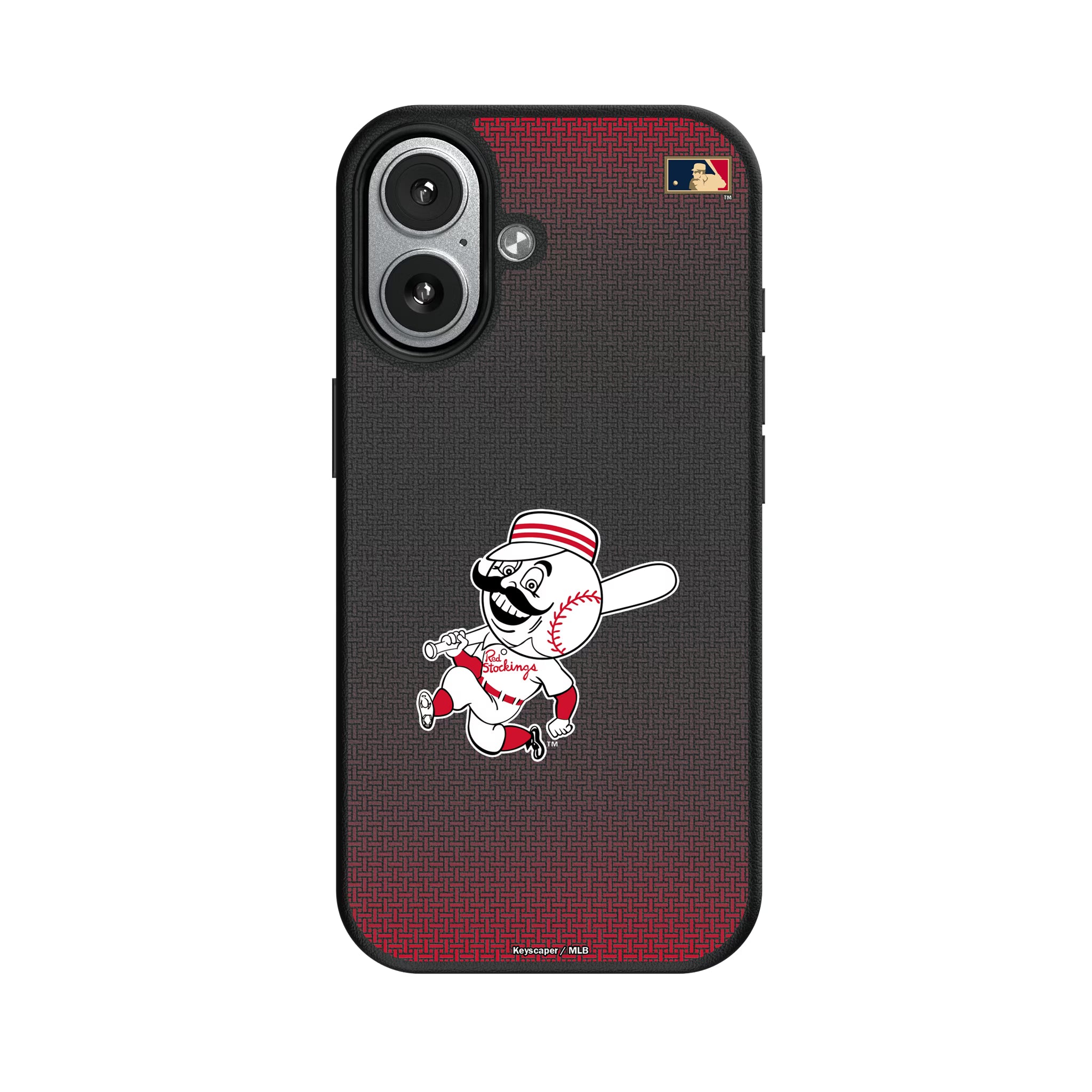 Cincinnati Reds 1953-1967 - Cooperstown Collection Linen iPhone MagSafe Compatible Phone Case for Apple iPhone#Device_iPhone 17