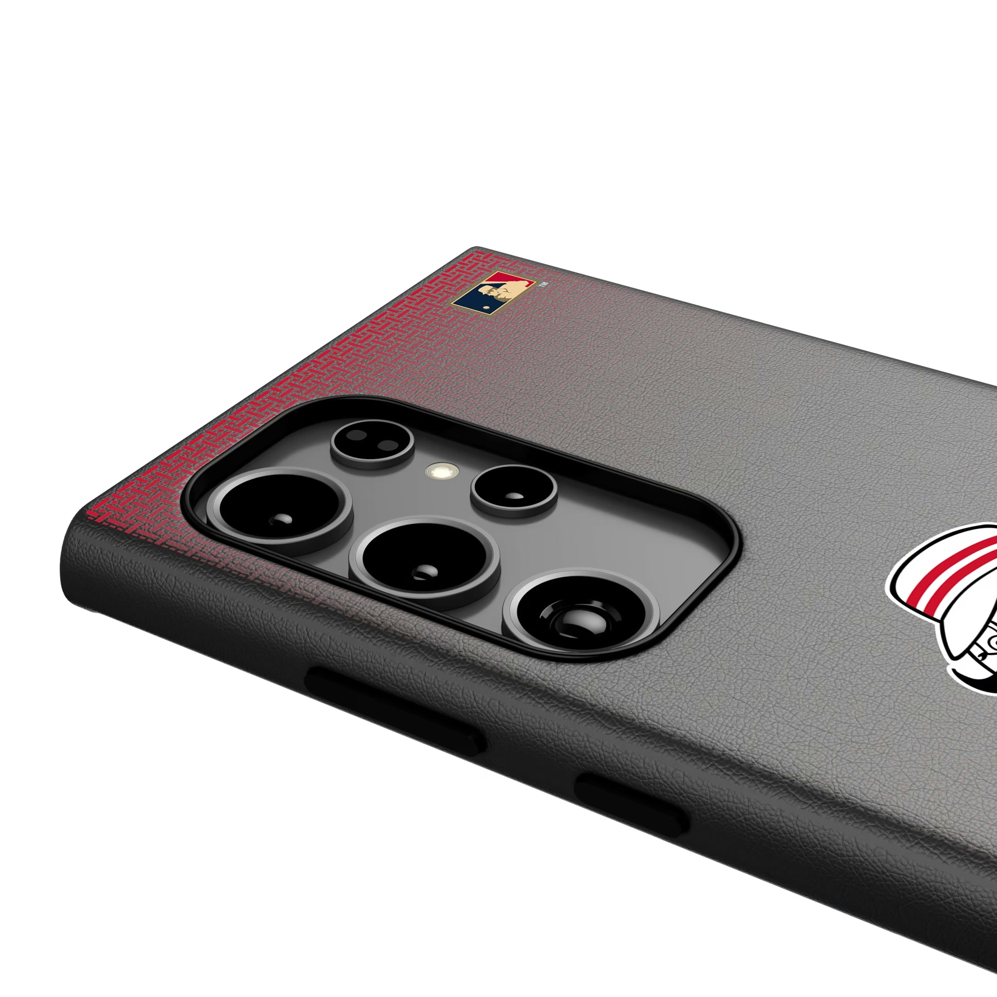 Cincinnati Reds 1953-1967 - Cooperstown Collection Linen Galaxy MagSafe Compatible Phone Case for Samsung Galaxy - Detail