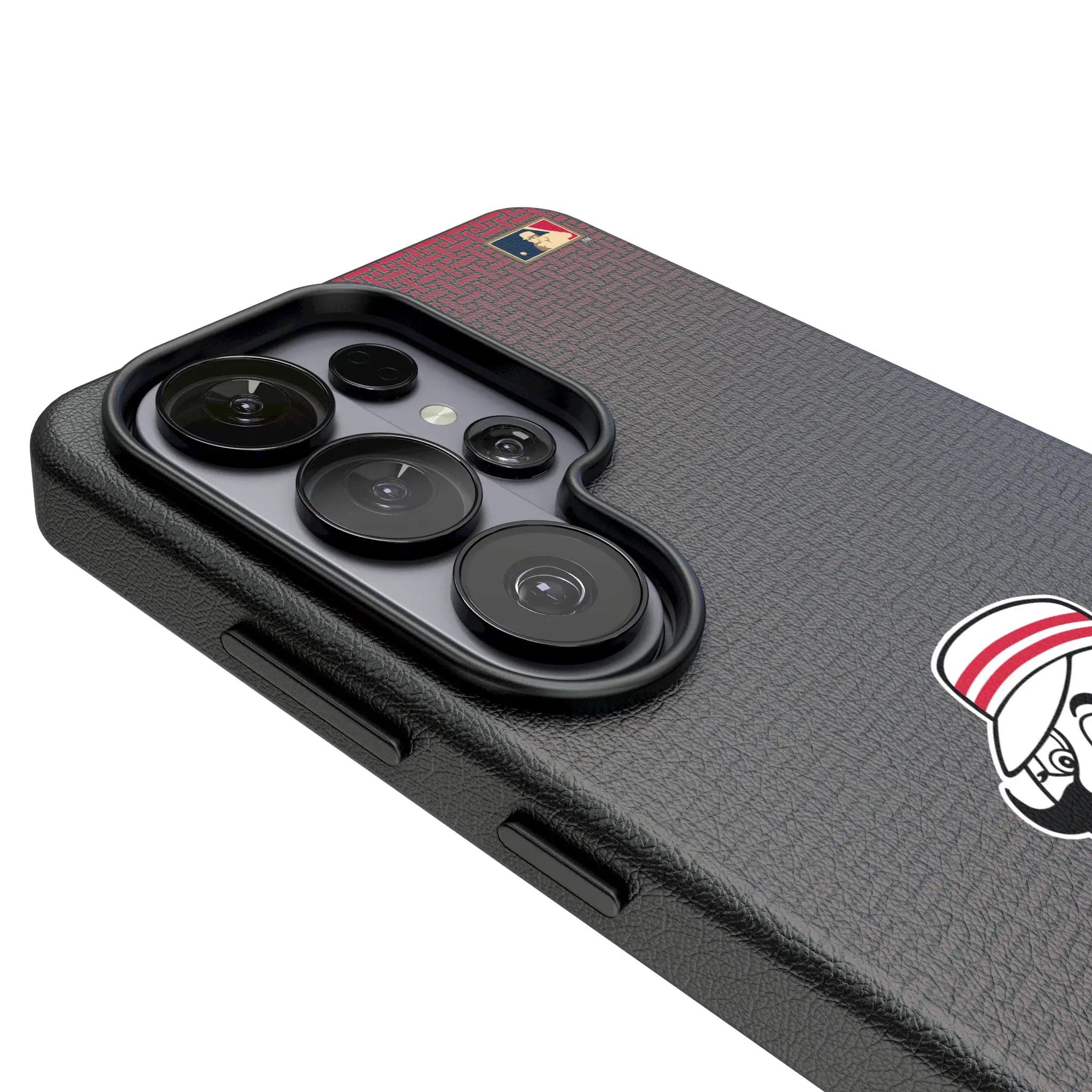 Cincinnati Reds 1953-1967 - Cooperstown Collection Linen Galaxy MagSafe Compatible Phone Case for Samsung Galaxy - Detail#Device_Galaxy S26 Ultra