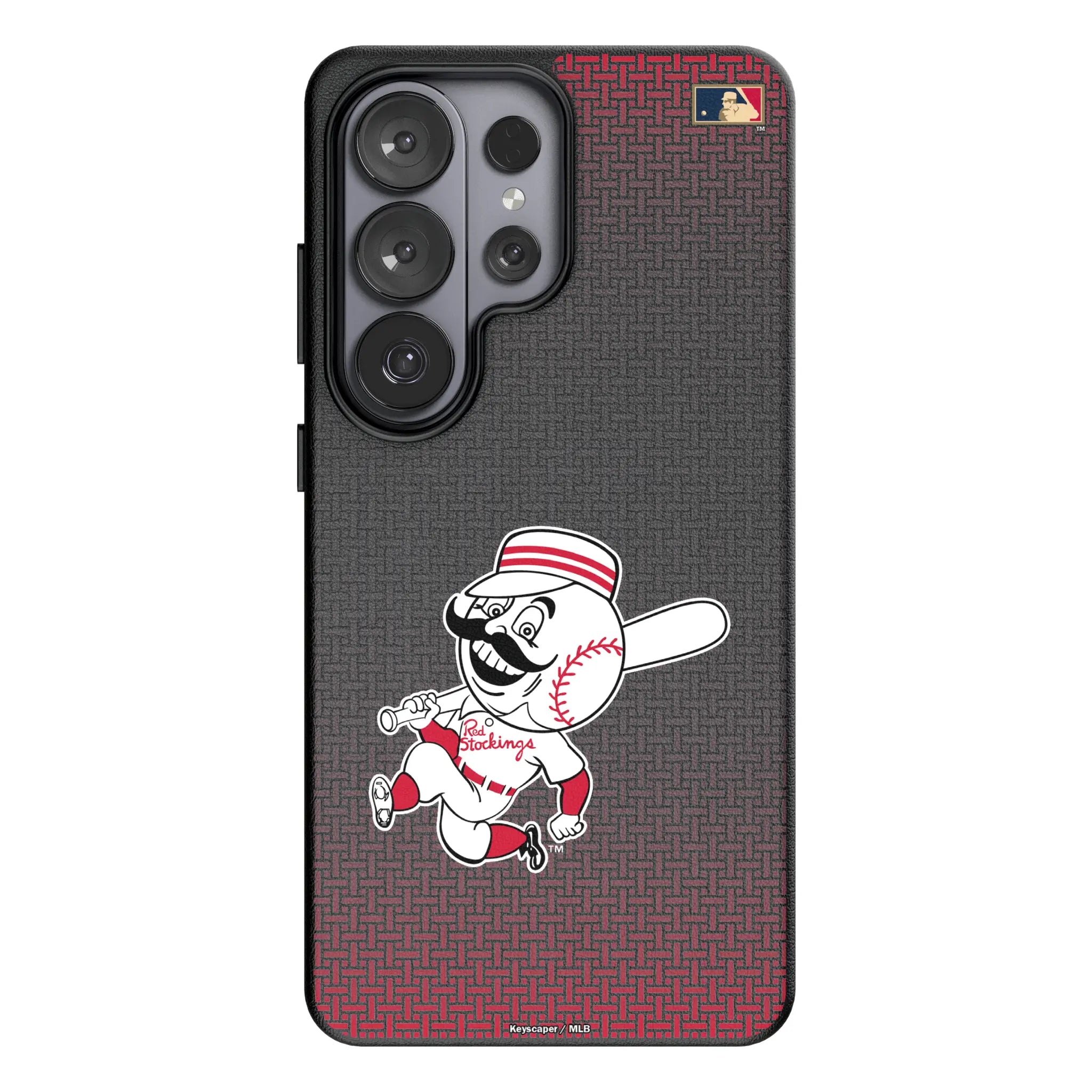Cincinnati Reds 1953-1967 - Cooperstown Collection Linen Galaxy MagSafe Compatible Phone Case for Samsung Galaxy#Device_Galaxy S26 Ultra