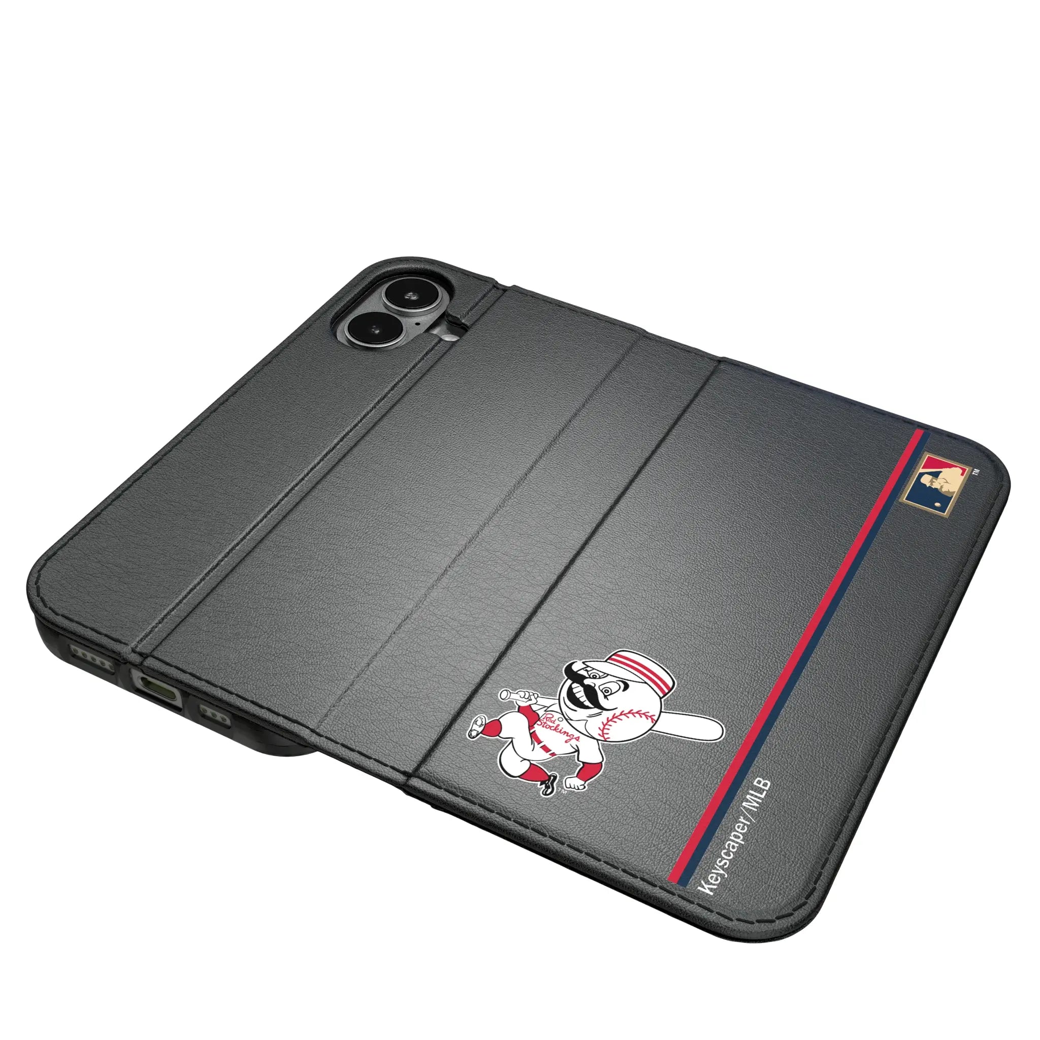 Cincinnati Reds 1953-1967 - Cooperstown Collection Sidebar iPhone Folio Phone Case for Apple iPhone#Device_iPhone 17
