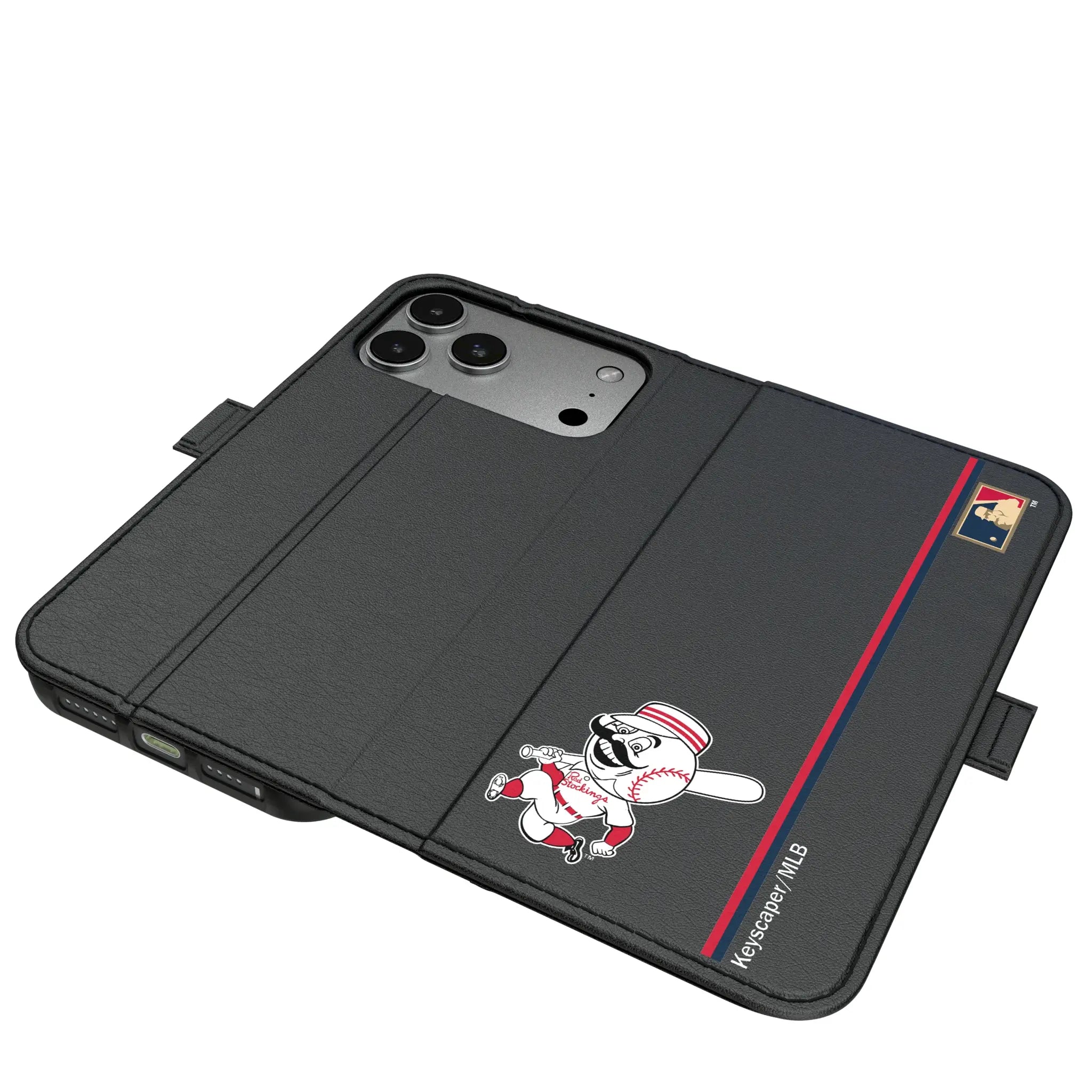 Cincinnati Reds 1953-1967 - Cooperstown Collection Sidebar iPhone Folio Phone Case for Apple iPhone#Device_iPhone 17 Pro Max