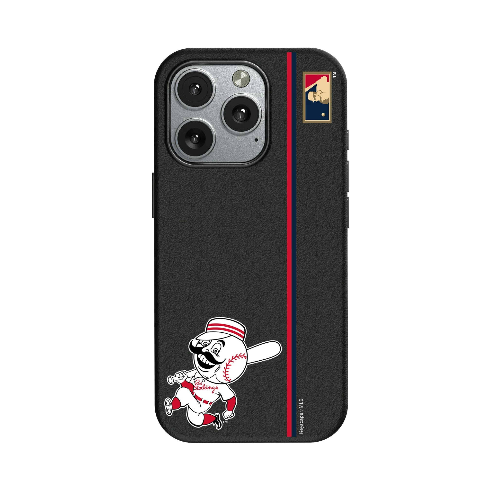 Cincinnati Reds 1953-1967 - Cooperstown Collection Sidebar iPhone MagSafe Compatible Phone Case for Apple iPhone