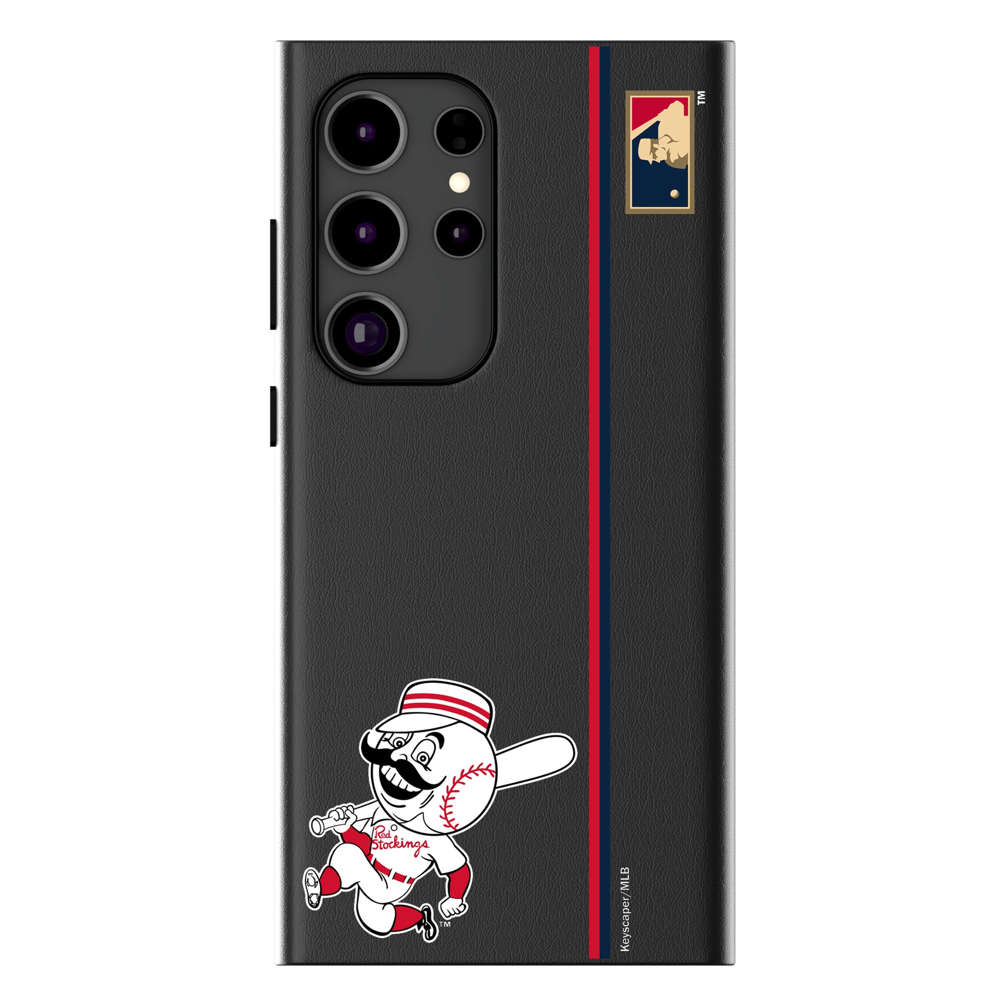 Cincinnati Reds 1953-1967 - Cooperstown Collection Sidebar Galaxy MagSafe Compatible Phone Case for Samsung Galaxy