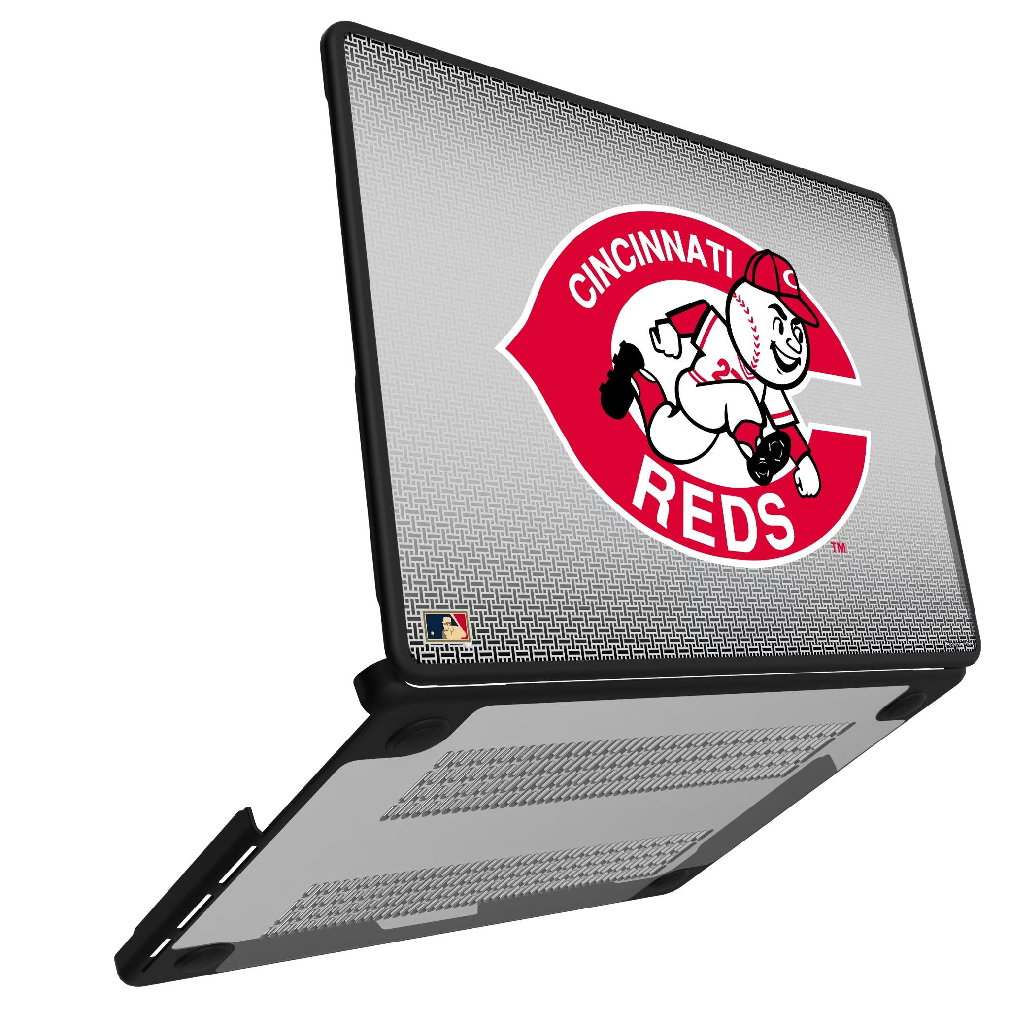 Cincinnati Reds 1974-1992 - Cooperstown Collection Linen MacBook Laptop Case for Apple MacBook#Device_MacBook Pro (14-inch, 2021) / MacBook Pro (14-inch, 2023) / MacBook Pro (14-inch, 2024)