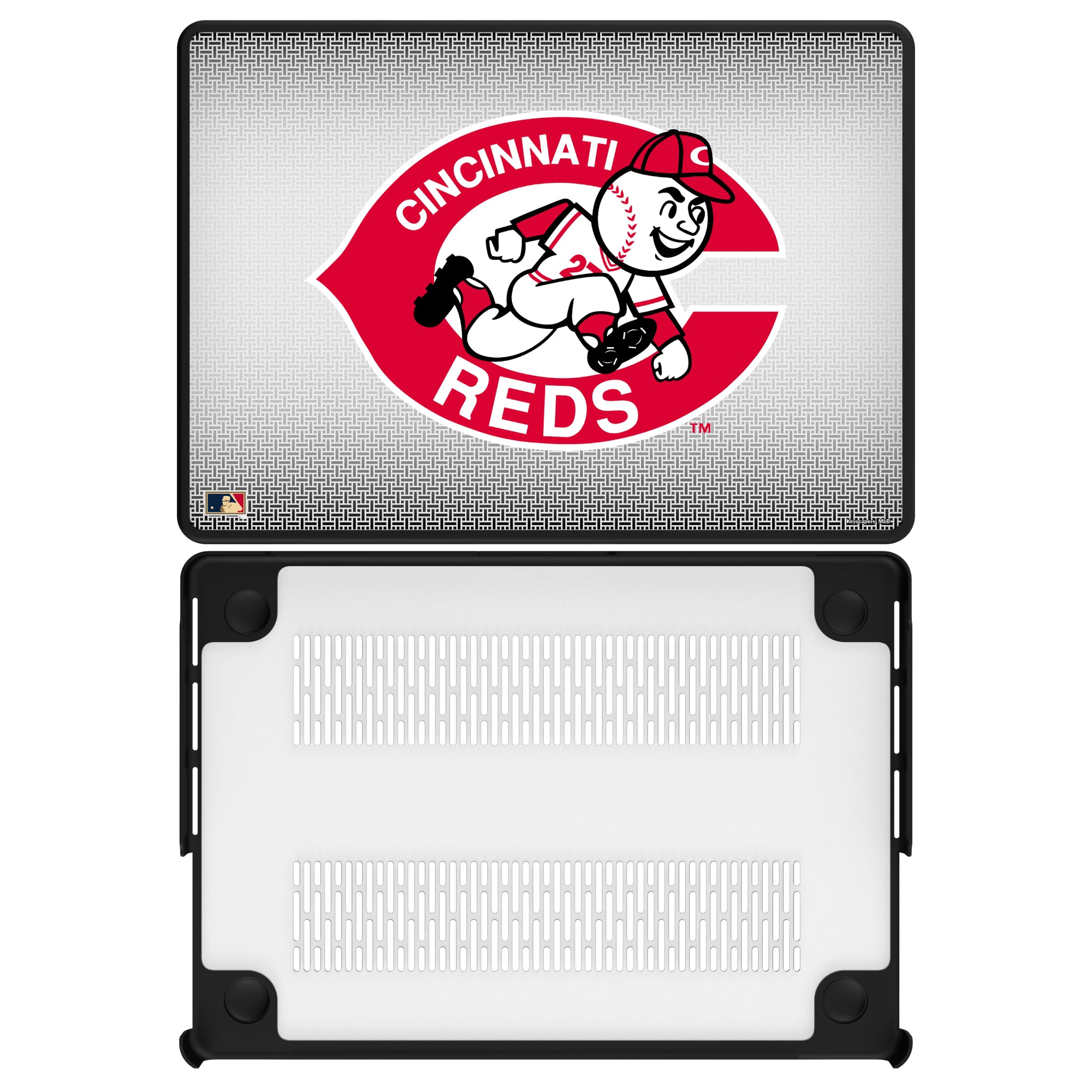 Cincinnati Reds 1974-1992 - Cooperstown Collection Linen MacBook Laptop Case for Apple MacBook#Device_MacBook Pro (14-inch, 2021) / MacBook Pro (14-inch, 2023) / MacBook Pro (14-inch, 2024)