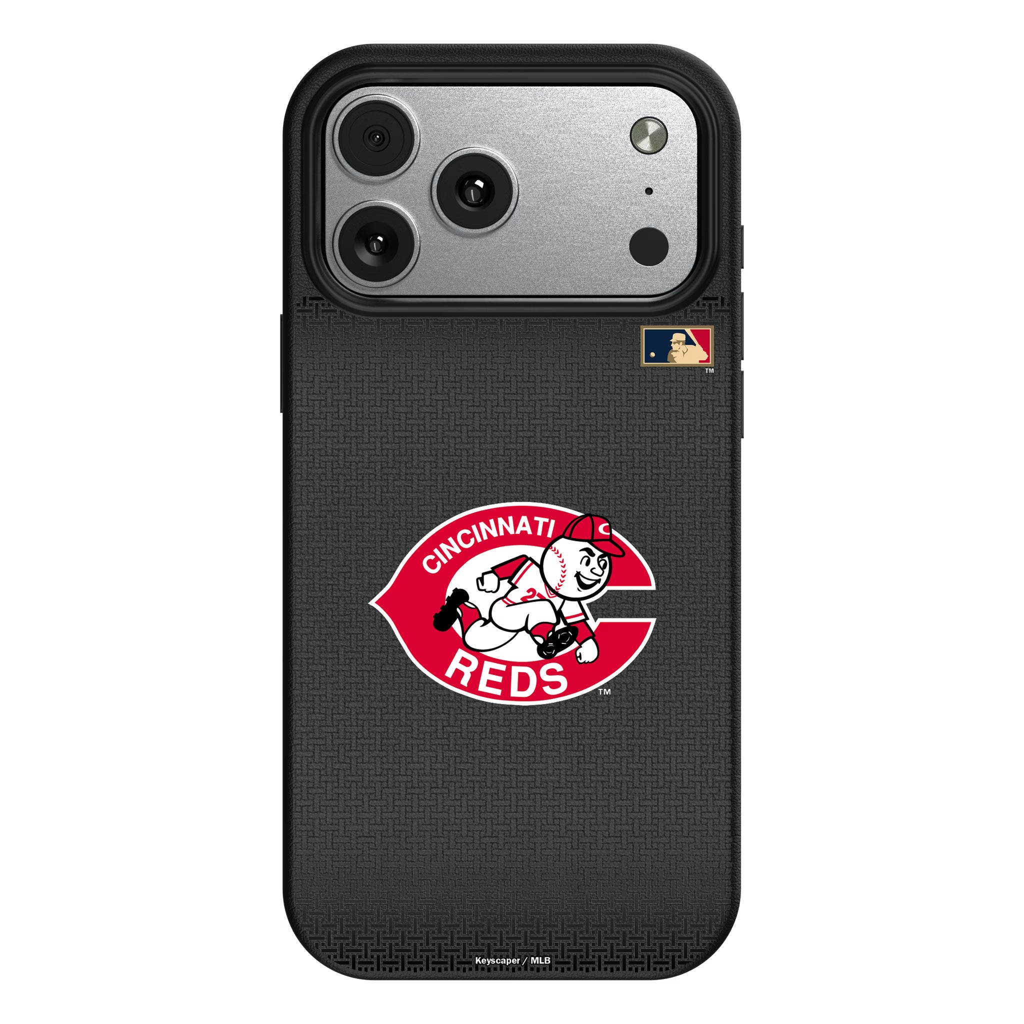 Cincinnati Reds 1974-1992 - Cooperstown Collection Linen iPhone MagSafe Compatible Phone Case for Apple iPhone#Device_iPhone 17 Pro Max