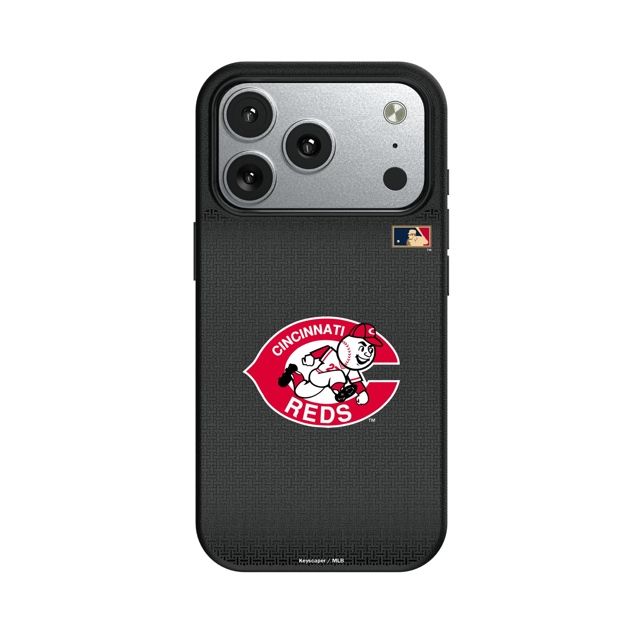 Cincinnati Reds 1974-1992 - Cooperstown Collection Linen iPhone MagSafe Compatible Phone Case for Apple iPhone#Device_iPhone 17 Pro