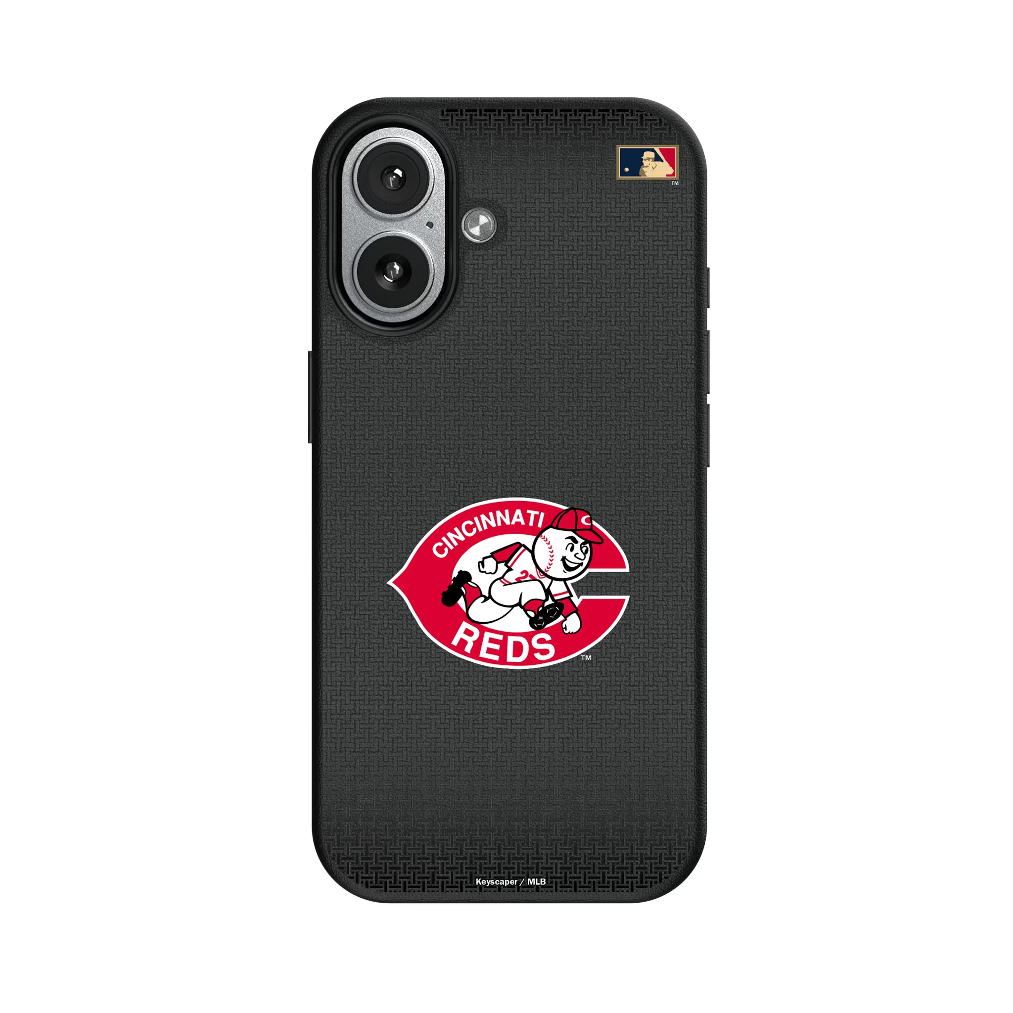 Cincinnati Reds 1974-1992 - Cooperstown Collection Linen iPhone MagSafe Compatible Phone Case for Apple iPhone#Device_iPhone 17