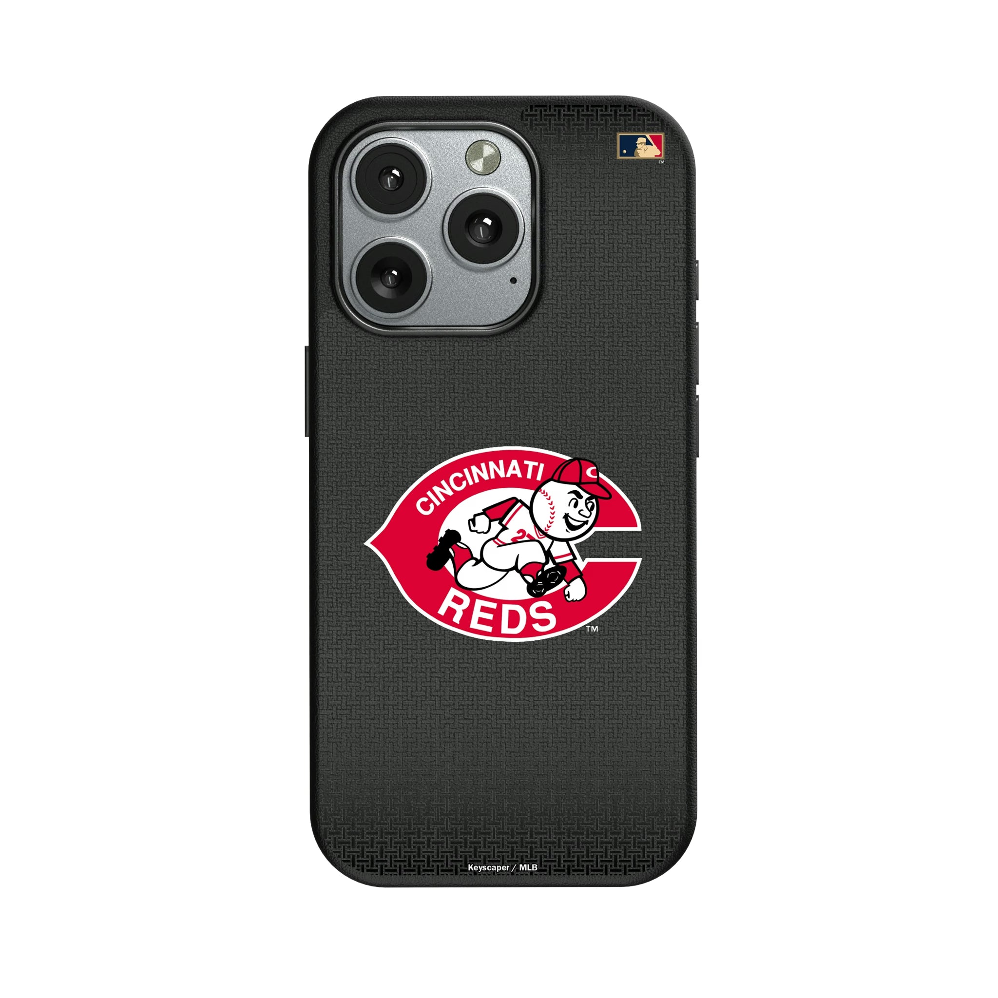 Cincinnati Reds 1974-1992 - Cooperstown Collection Linen iPhone MagSafe Compatible Phone Case for Apple iPhone