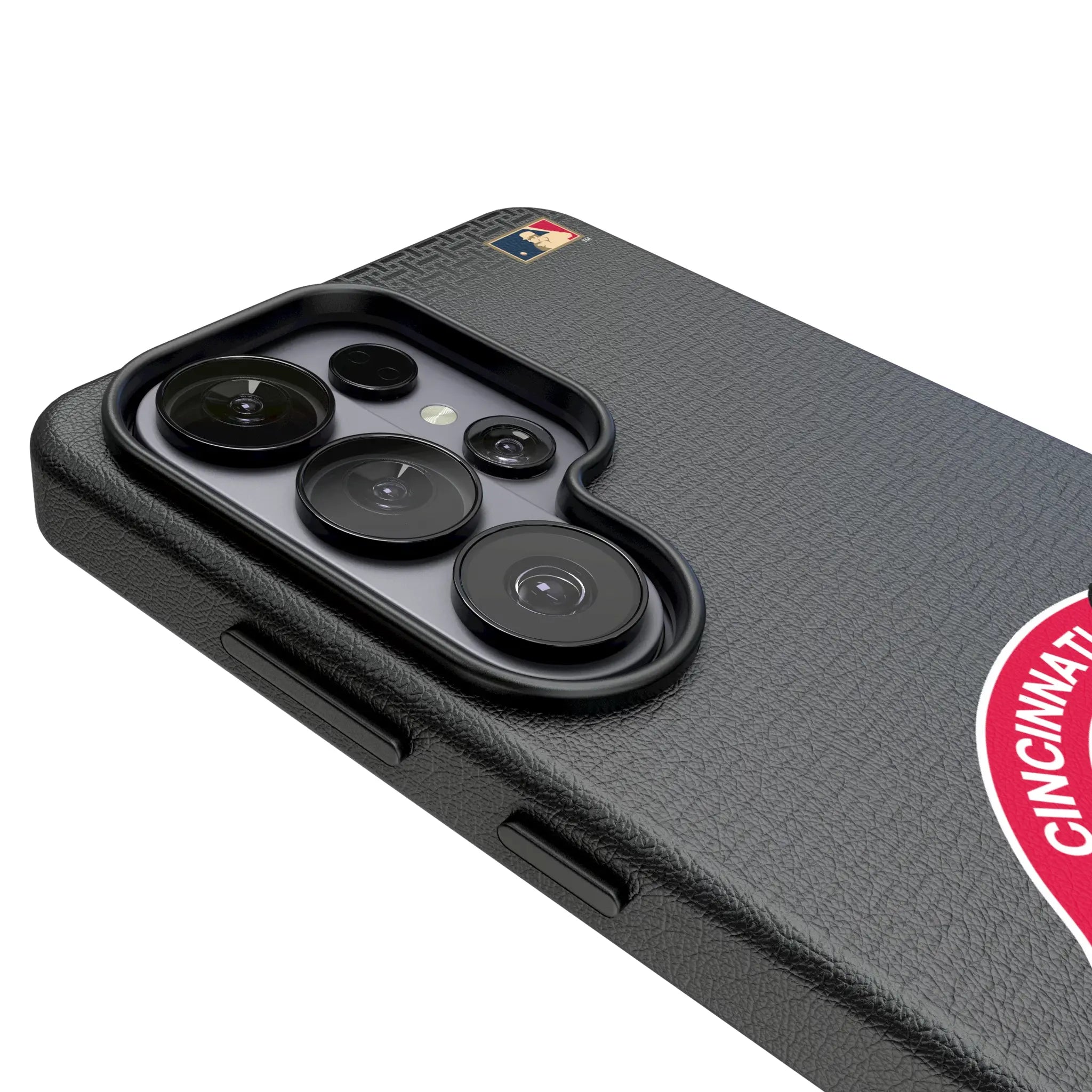 Cincinnati Reds 1974-1992 - Cooperstown Collection Linen Galaxy MagSafe Compatible Phone Case for Samsung Galaxy - Detail#Device_Galaxy S26 Ultra