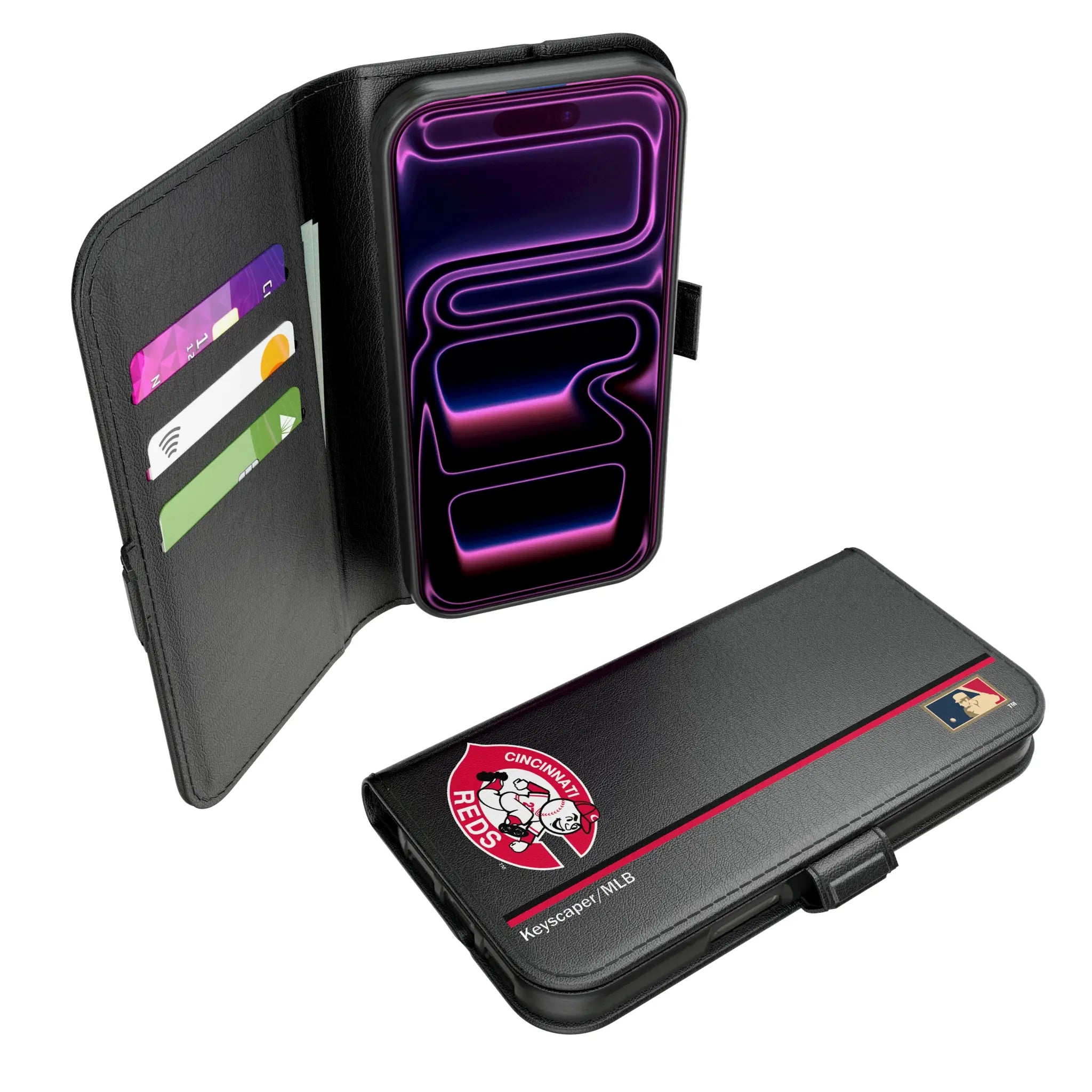 Cincinnati Reds 1974-1992 - Cooperstown Collection Sidebar iPhone Folio Phone Case for Apple iPhone#Device_iPhone 17 Pro