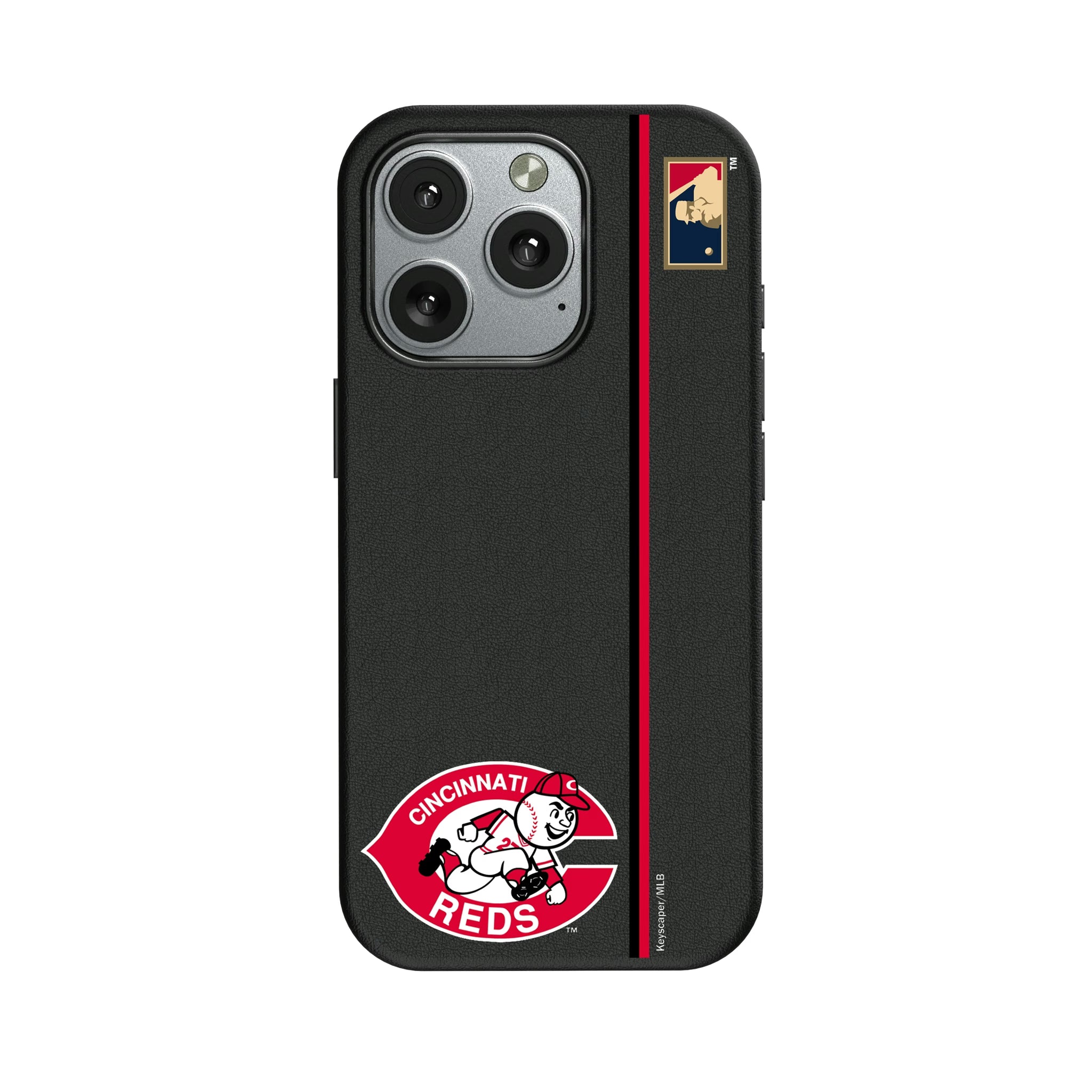 Cincinnati Reds 1974-1992 - Cooperstown Collection Sidebar iPhone MagSafe Compatible Phone Case for Apple iPhone