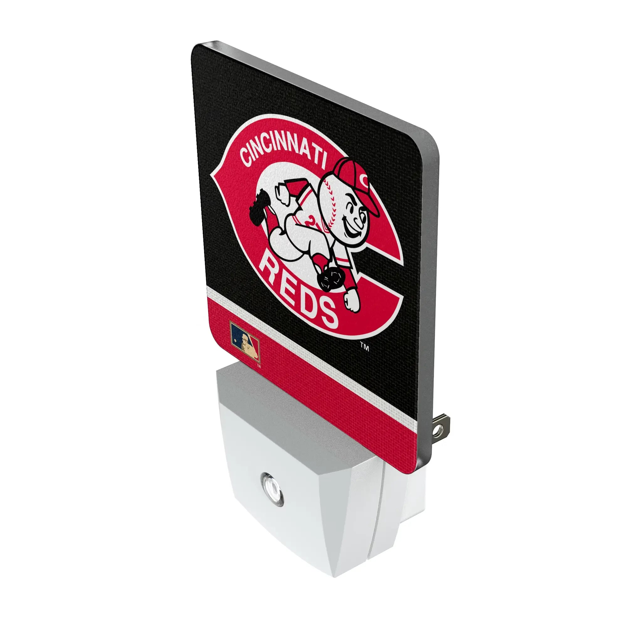 Cincinnati Reds 1974-1992 - Cooperstown Collection Stripe Night Light 2-Pack - Isometric View