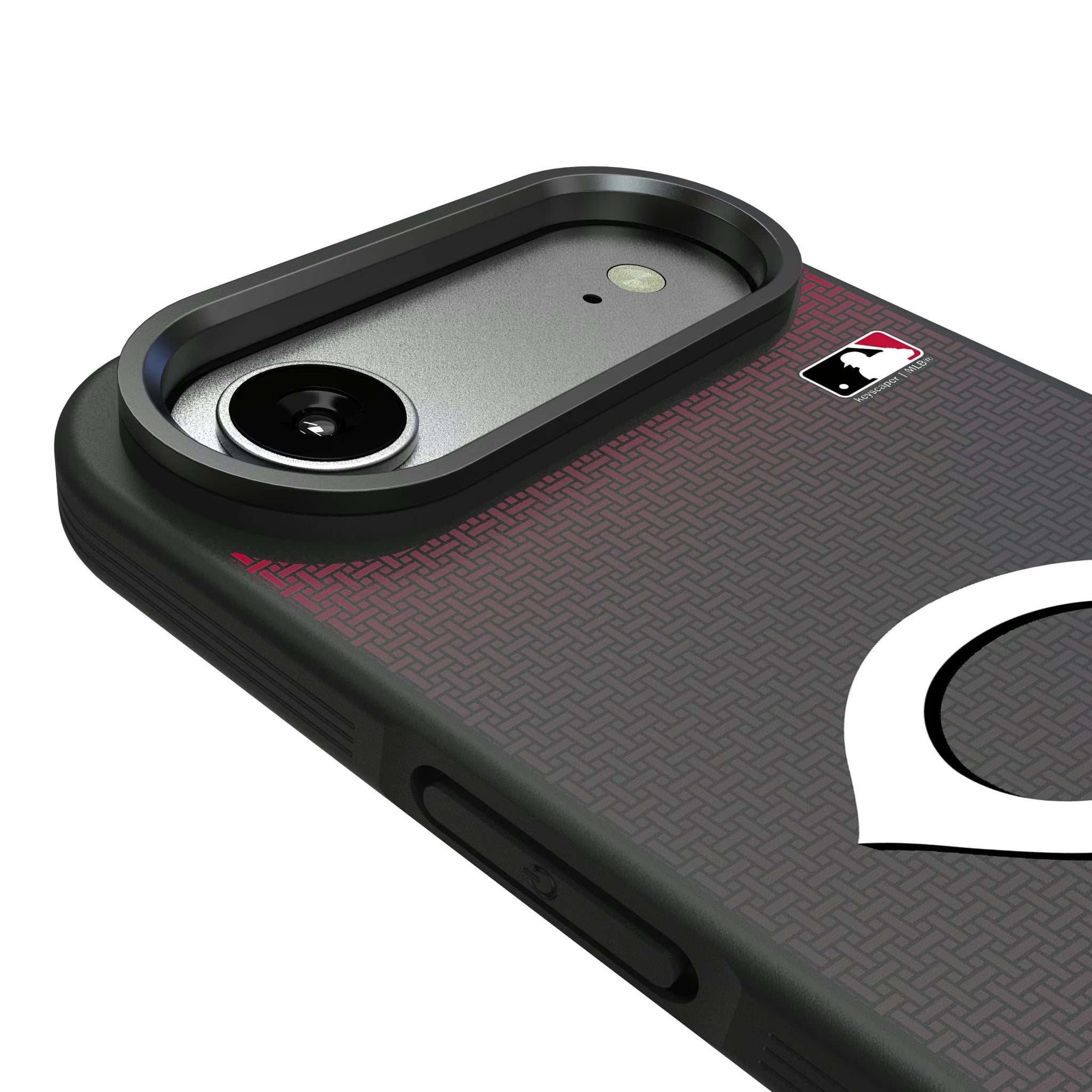 Cincinnati Reds Linen iPhone Bump Phone Case for Apple iPhone - Detail#Device_iPhone Air