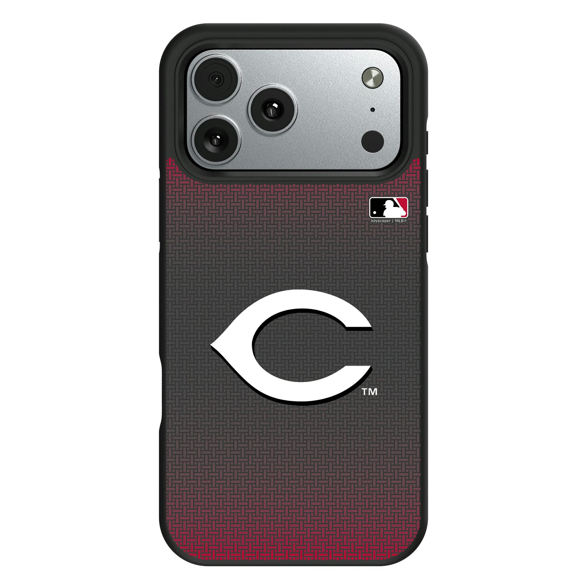 Cincinnati Reds Linen iPhone Bump Phone Case for Apple iPhone#Device_iPhone 17 Pro Max