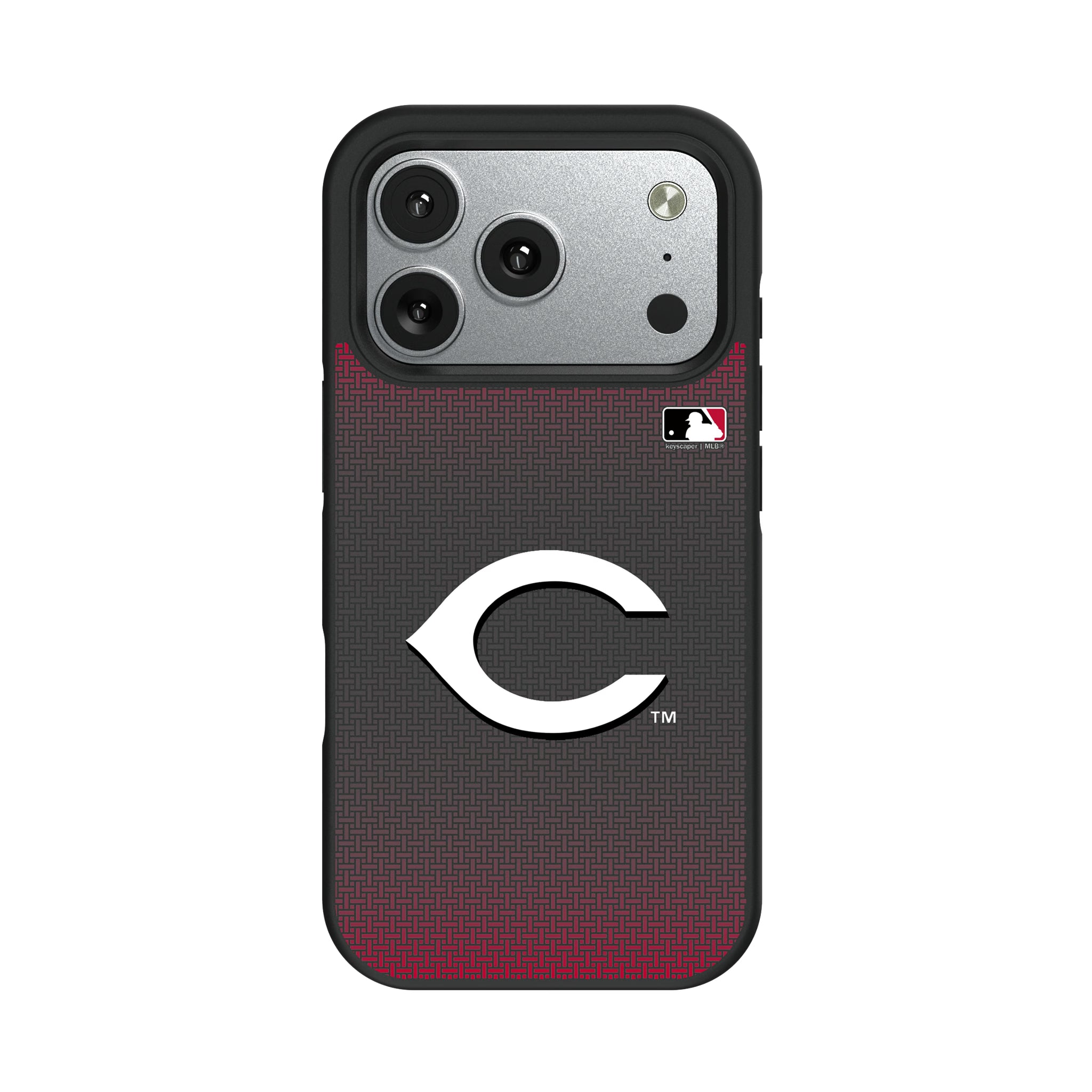 Cincinnati Reds Linen iPhone Bump Phone Case for Apple iPhone#Device_iPhone 17 Pro