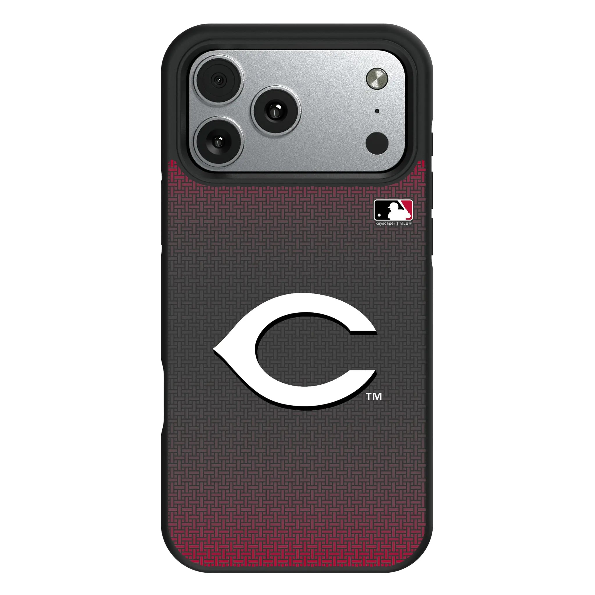 Cincinnati Reds Linen iPhone Bump Phone Case for Apple iPhone#Device_iPhone 17 Pro Max