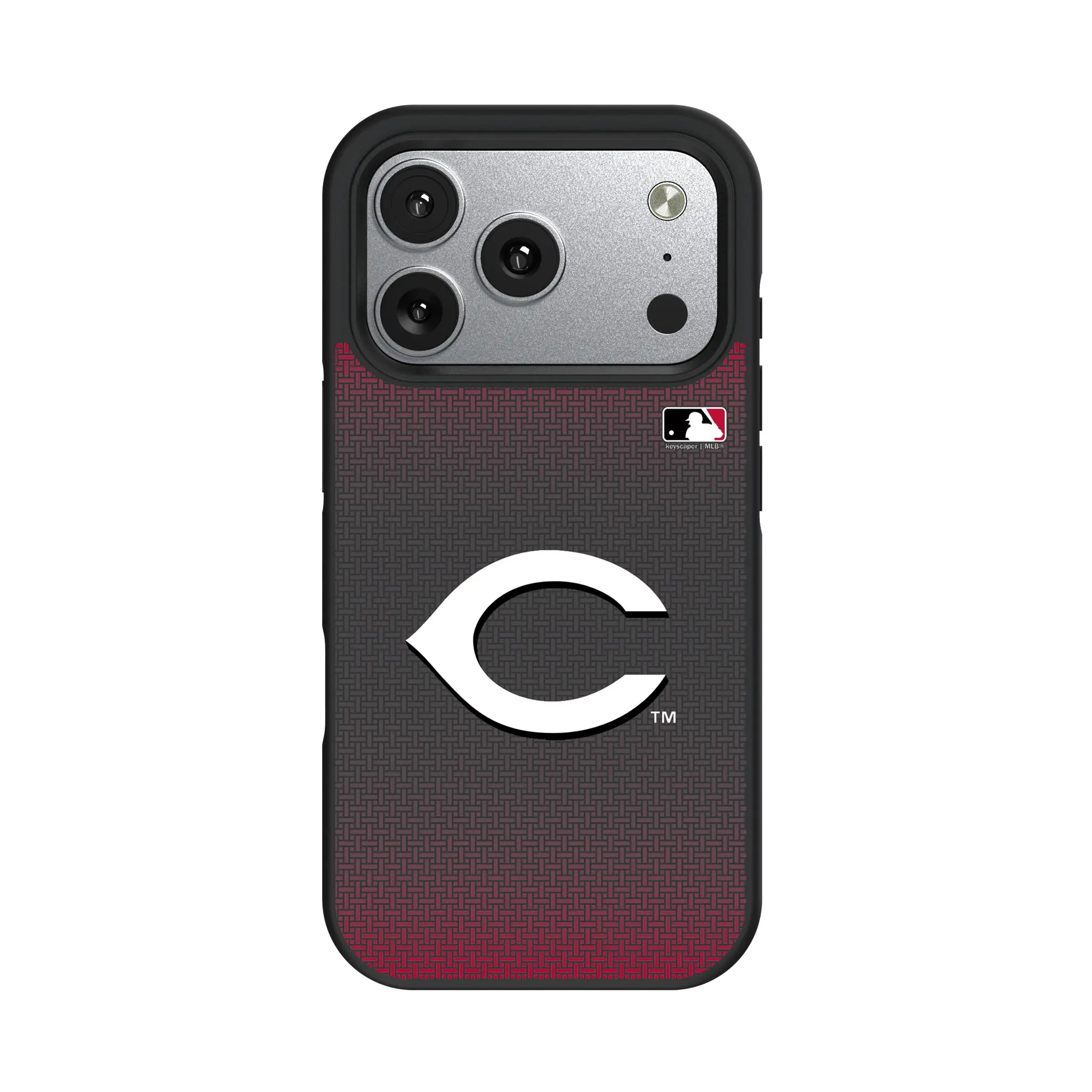 Cincinnati Reds Linen iPhone Bump Phone Case for Apple iPhone#Device_iPhone 17 Pro