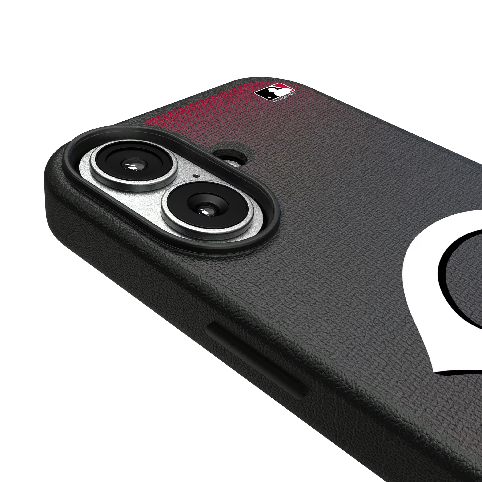 Cincinnati Reds Linen iPhone MagSafe Compatible Phone Case for Apple iPhone - Detail#Device_iPhone 17