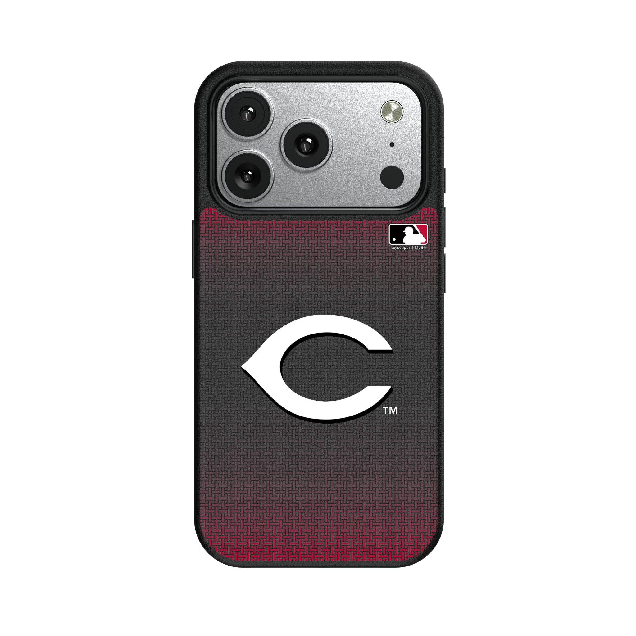 Cincinnati Reds Linen iPhone MagSafe Compatible Phone Case for Apple iPhone#Device_iPhone 17 Pro