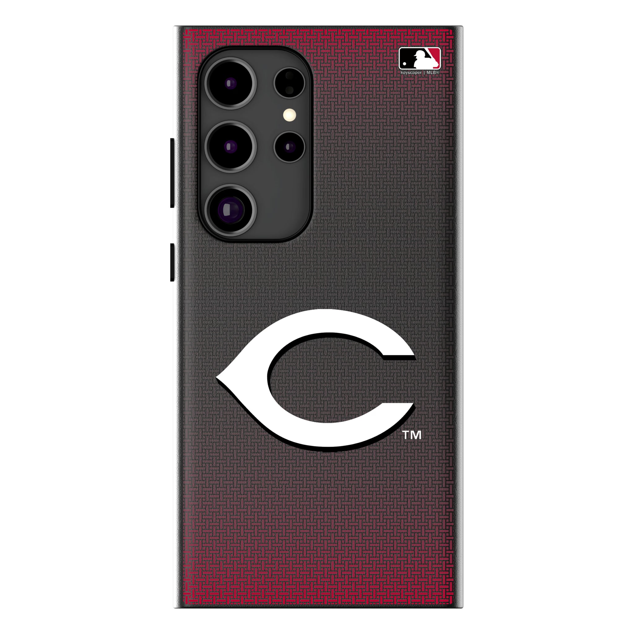 Cincinnati Reds Linen Galaxy MagSafe Compatible Phone Case for Samsung Galaxy