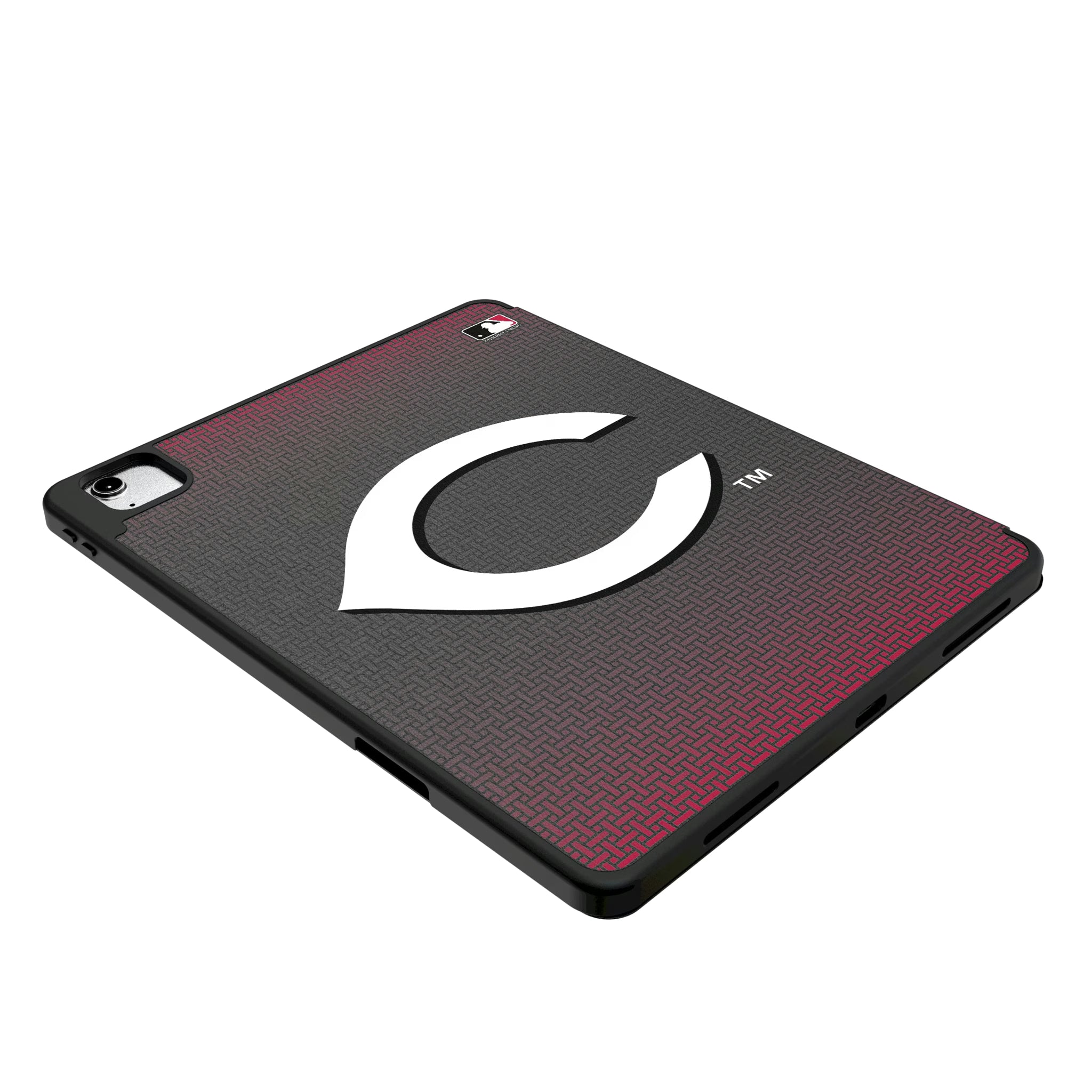 Cincinnati Reds Linen iPad Tablet Case for Apple iPad - Isometric View