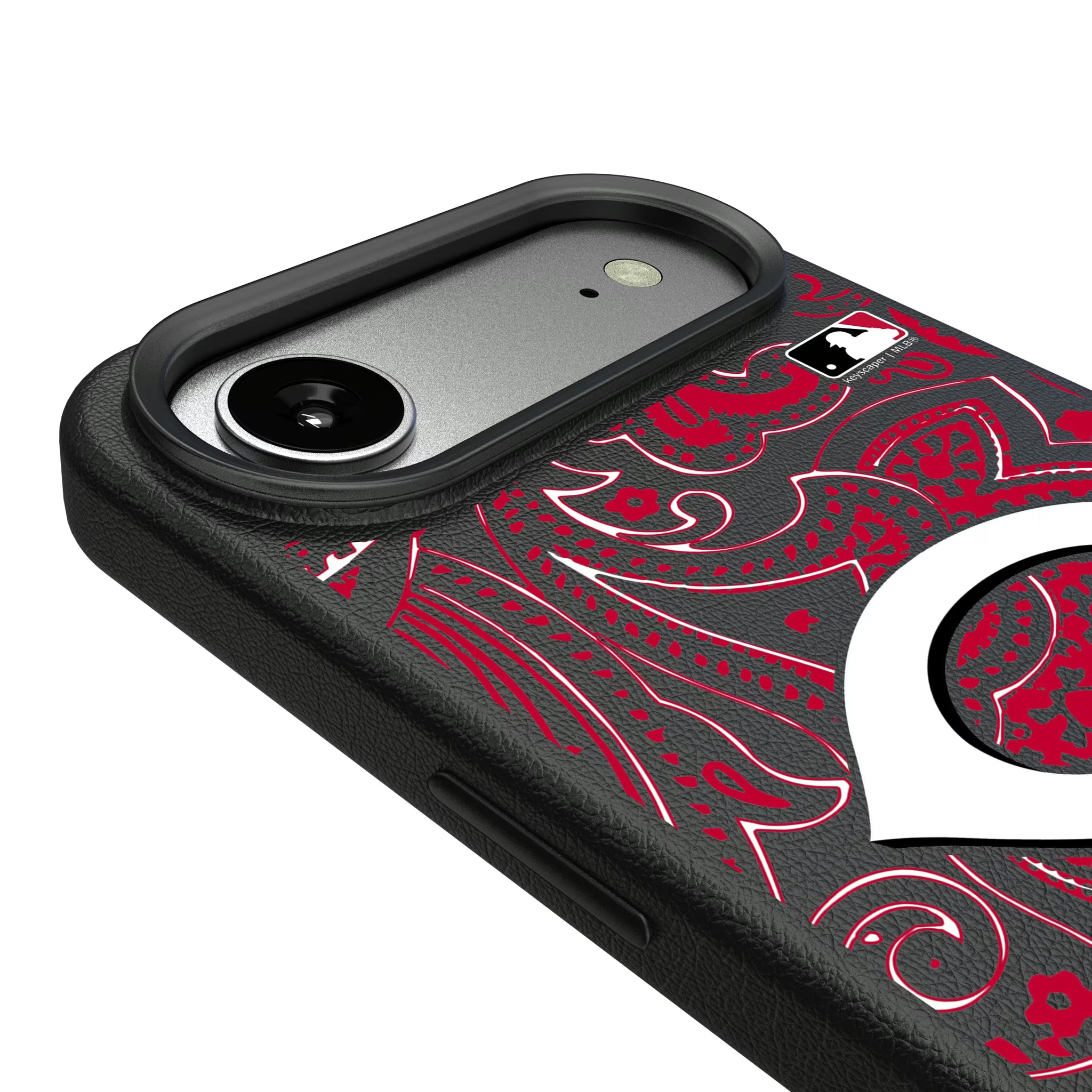 Cincinnati Reds Paisley iPhone MagSafe Compatible Phone Case for Apple iPhone - Detail#Device_iPhone Air