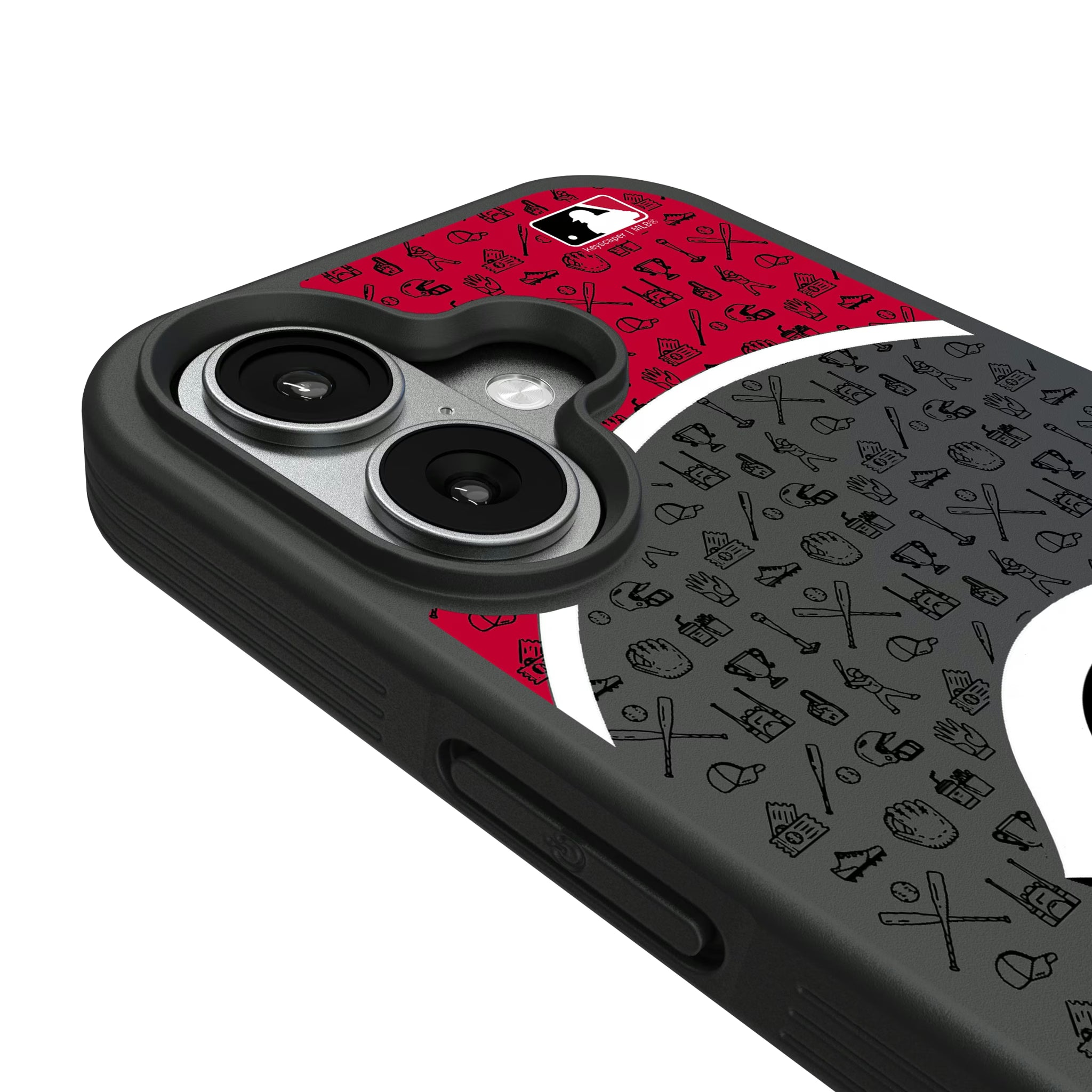 Cincinnati Reds Personalized Circle iPhone Bump Phone Case for Apple iPhone - Detail#Device_iPhone 17
