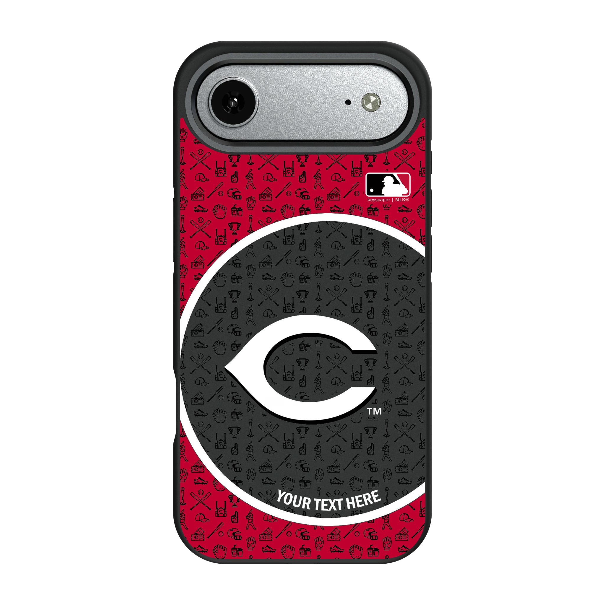 Cincinnati Reds Personalized Circle iPhone Bump Phone Case for Apple iPhone#Device_iPhone Air