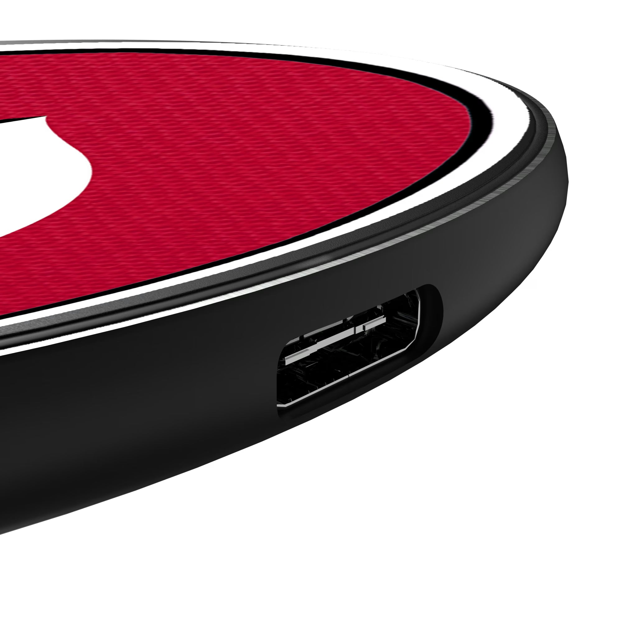 Cincinnati Reds Personalized Endzone Solid 15-Watt Wireless Charger - Detail