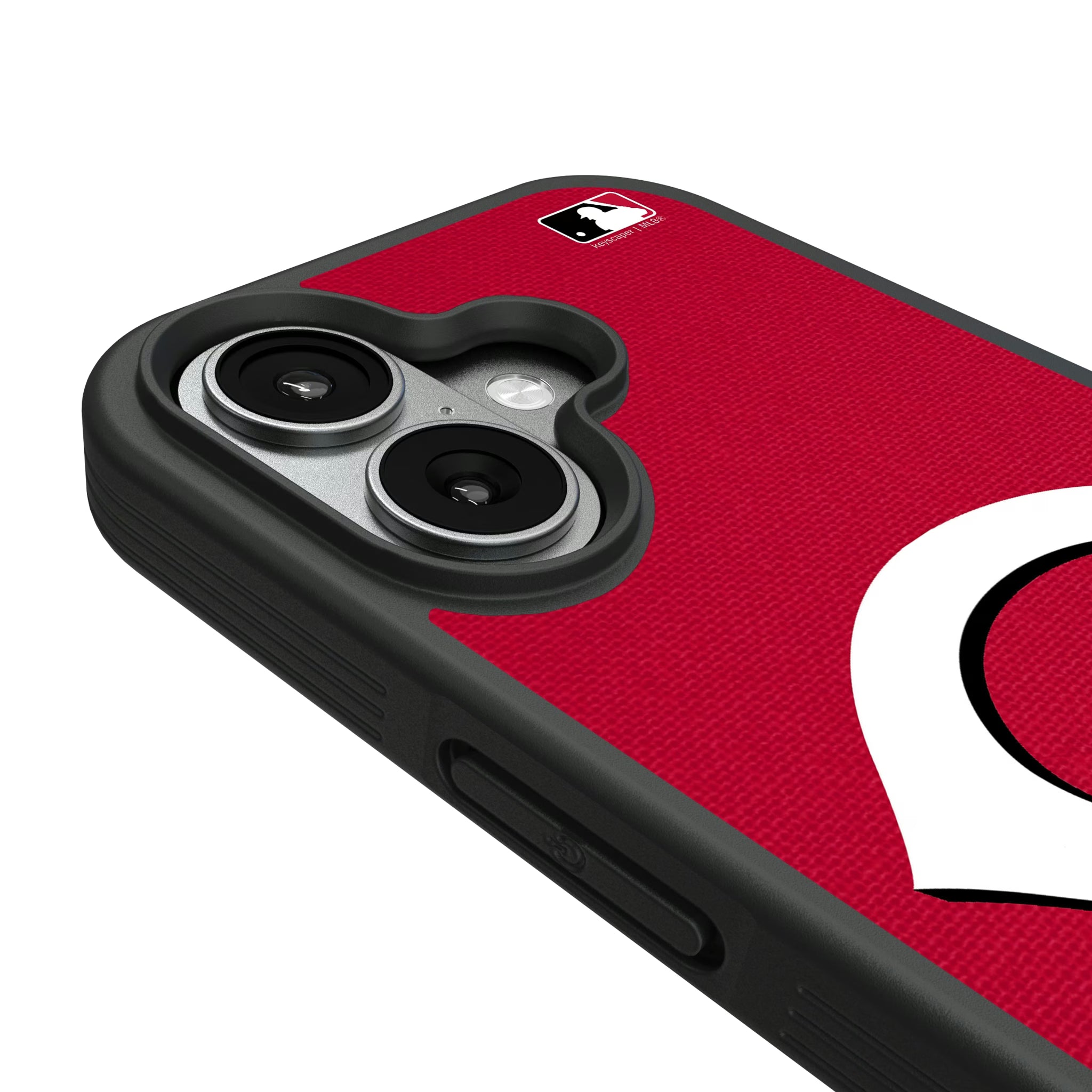 Cincinnati Reds Personalized Stripe iPhone Bump Phone Case for Apple iPhone - Detail#Device_iPhone 17